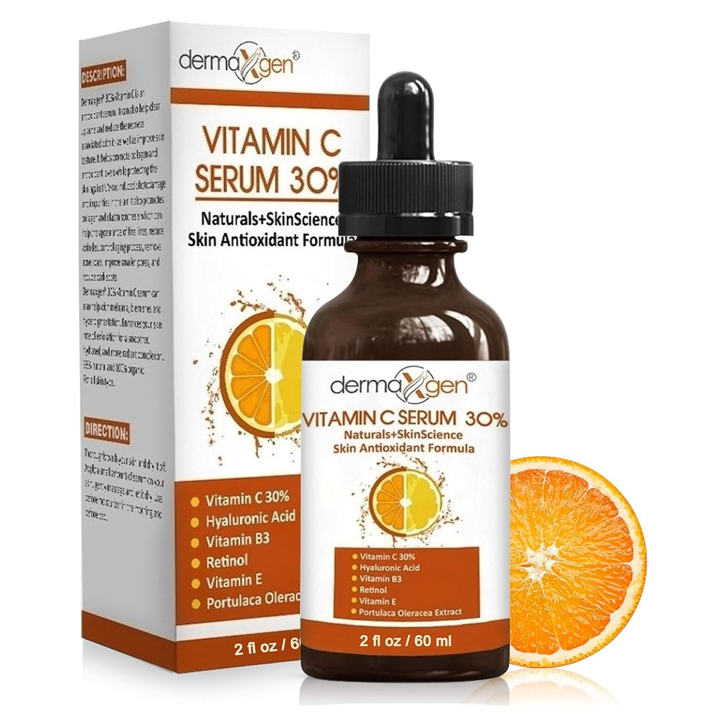 Suero Facial Vitamina C 30% Orgánico 60ml Antiarrugas
