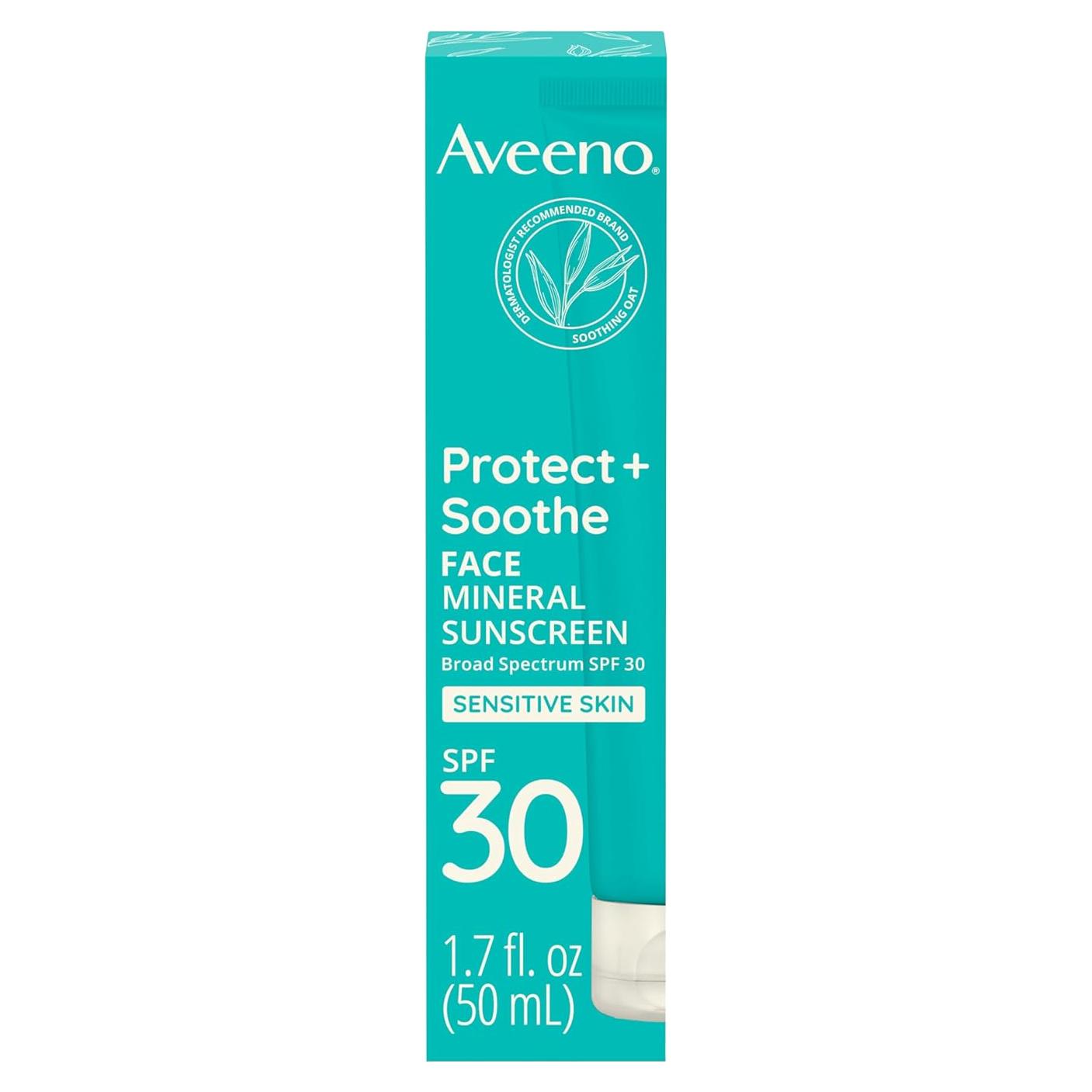 Aveeno Proteger + Calmar Protector Solar Facial SPF 30 50 ml