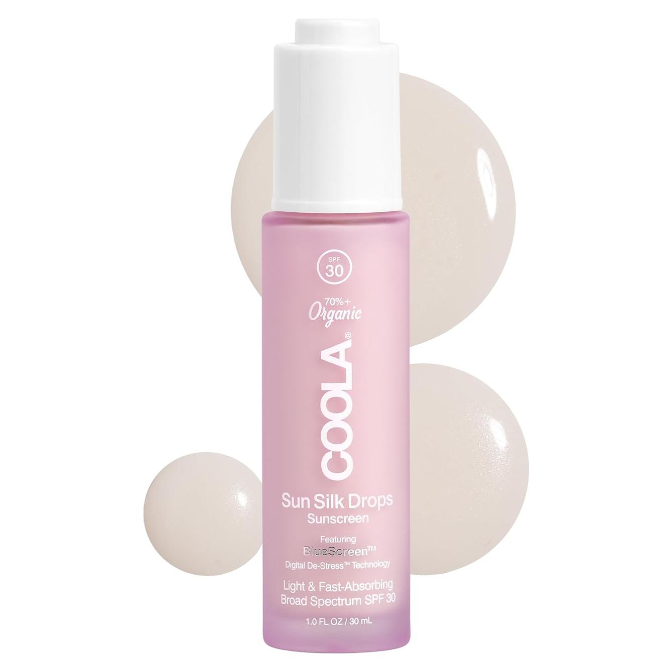 Protector Solar Facial Orgánico COOLA Gotas SPF 30 29.57 ml