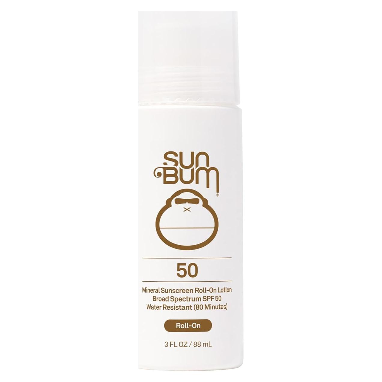 Sun Bum Loción Solar Mineral SPF 50 Roll-On 85 g - Hidratante
