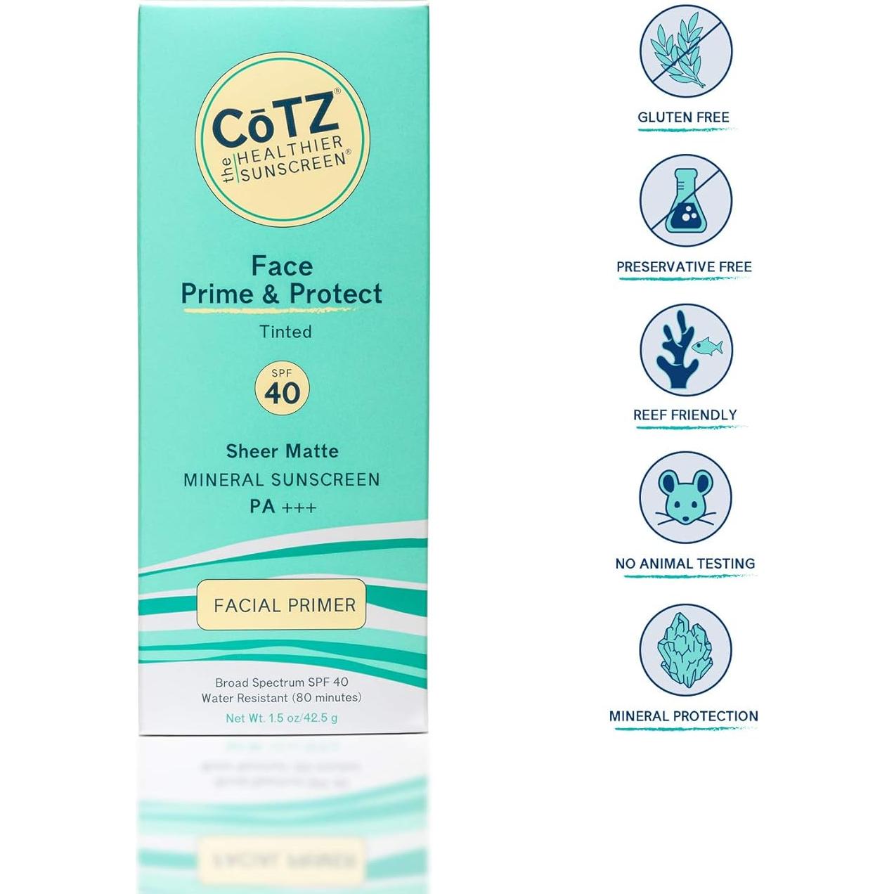 Protector Solar Mineral CoTZ Cara SPF 40 - 42.52g