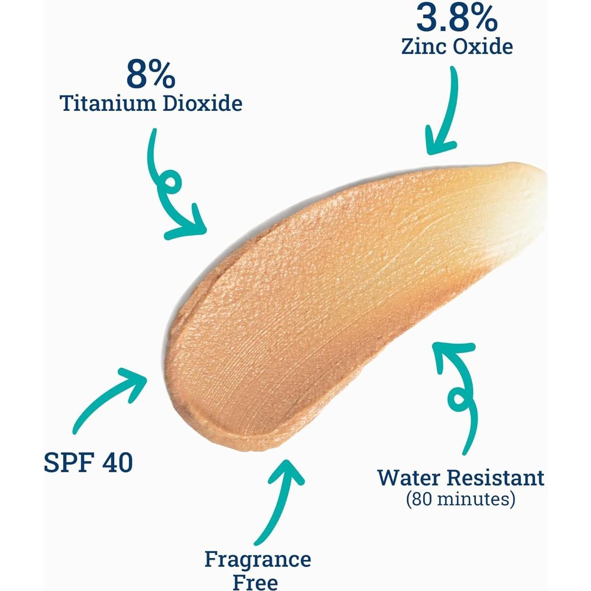 Protector Solar Mineral CoTZ Cara SPF 40 - 42.52g