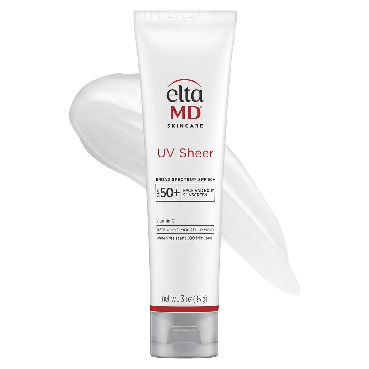 Protector Solar Facial EltaMD UV Sheer SPF 50+ 85g Sin Residuo