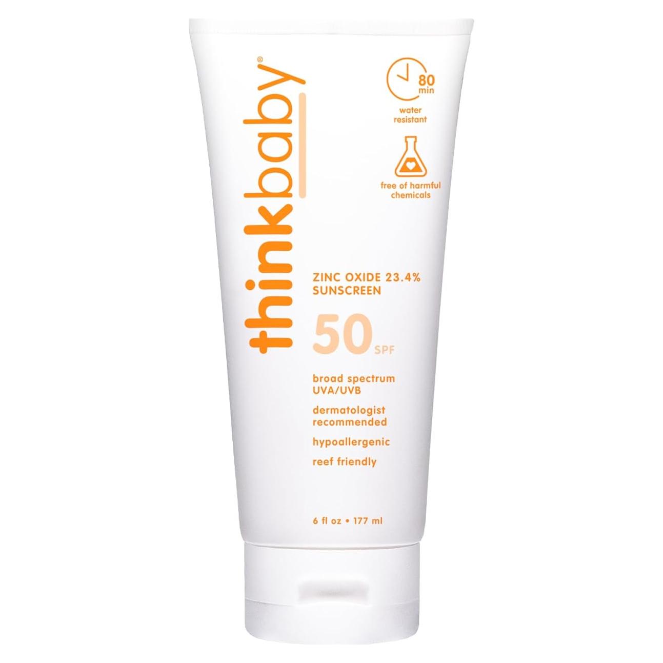 Thinkbaby Protector Solar Mineral SPF 50+ para Bebés 170 g
