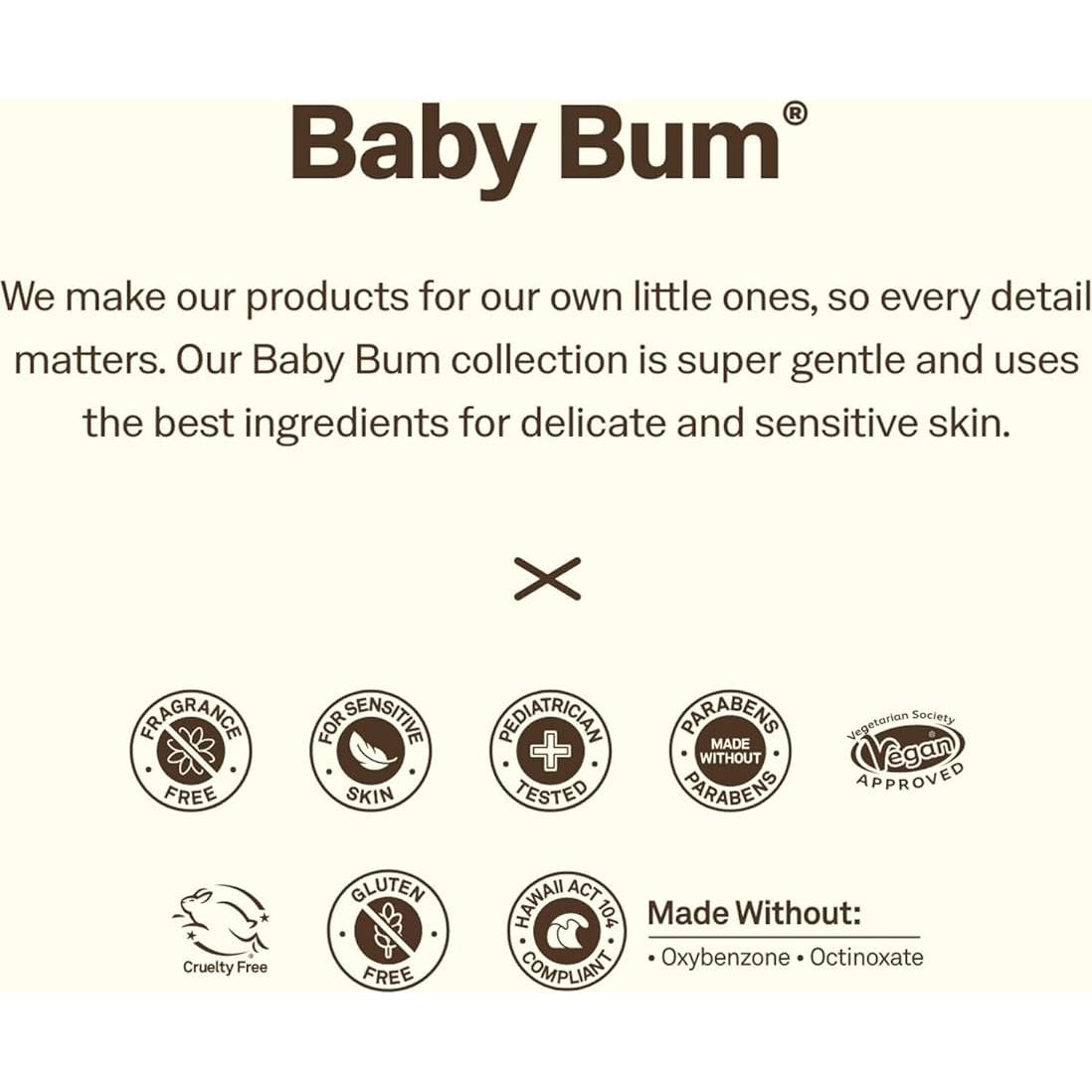 Protector Solar Mineral Baby Bum SPF 50 Stick 12.7g Piel Sensible