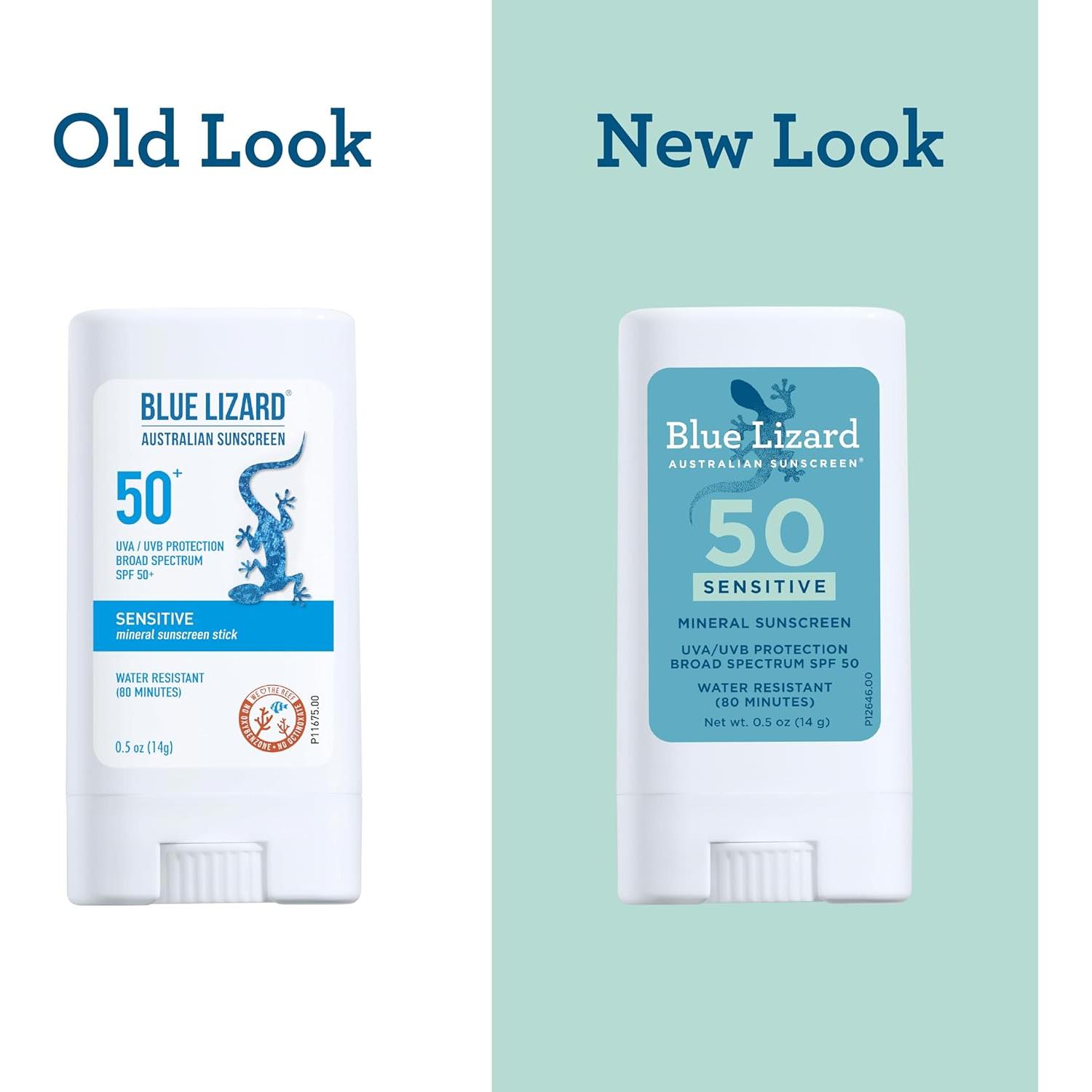 Barra Solar Mineral Blue Lizard SPF 50+ Piel Sensible 14g