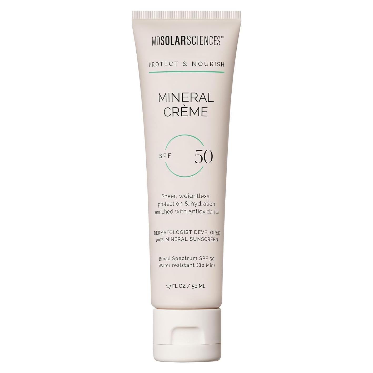 Crema Solar Mineral MDSolarSciences SPF 50 50 ml - Resistente al Agua
