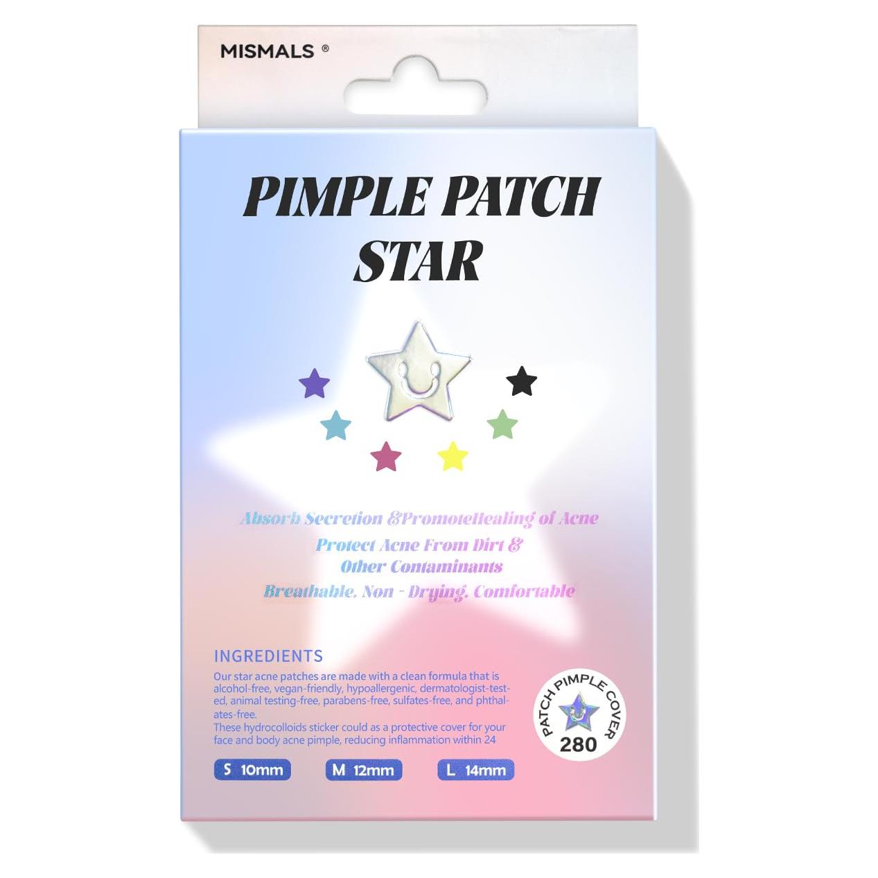 Parche Hidrocoloide Estrella Linda MISMALS 280 Unidades Piel