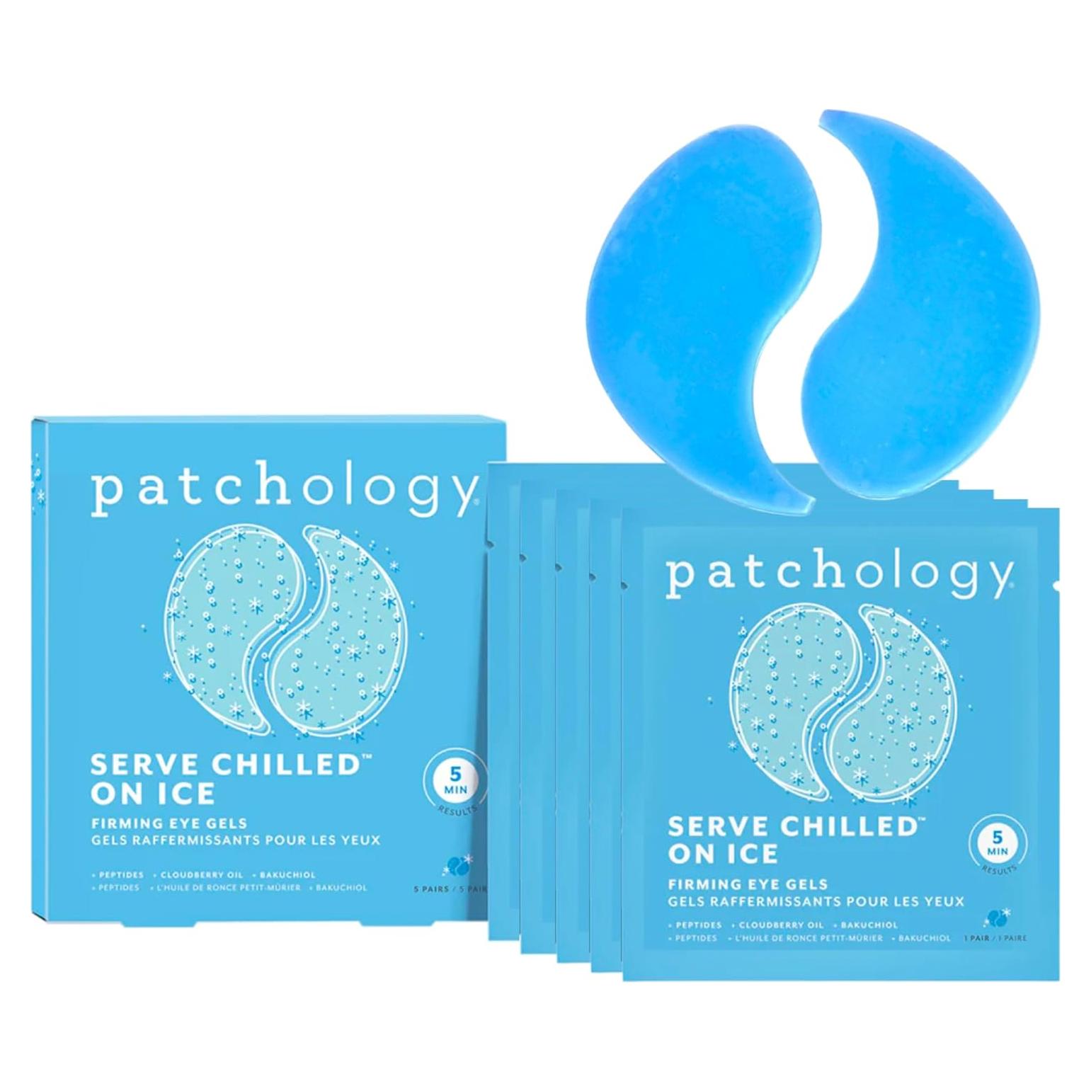 Parches de Gel para Ojos Enfriadores Patchology - 5 Pares