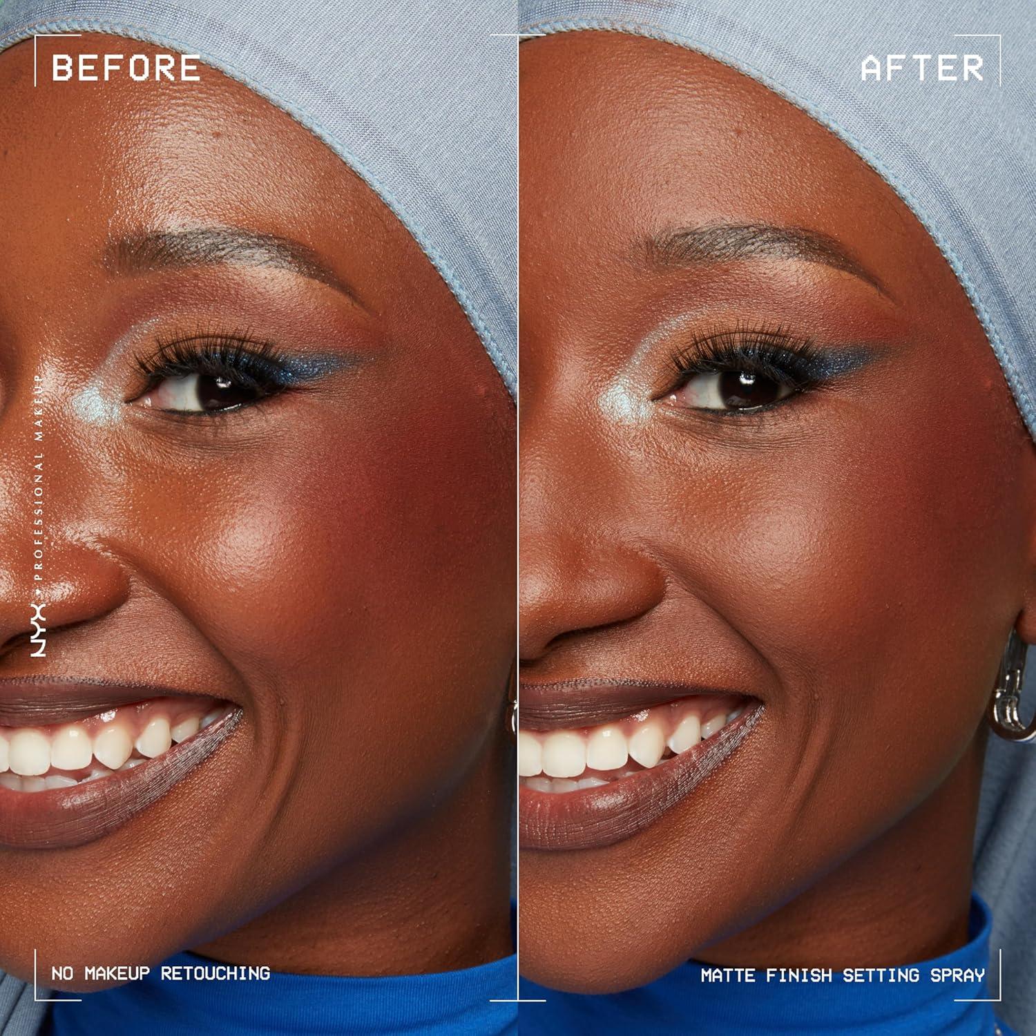 Spray Fijador de Maquillaje NYX 60 ml - Acabado Mate, Larga Duración