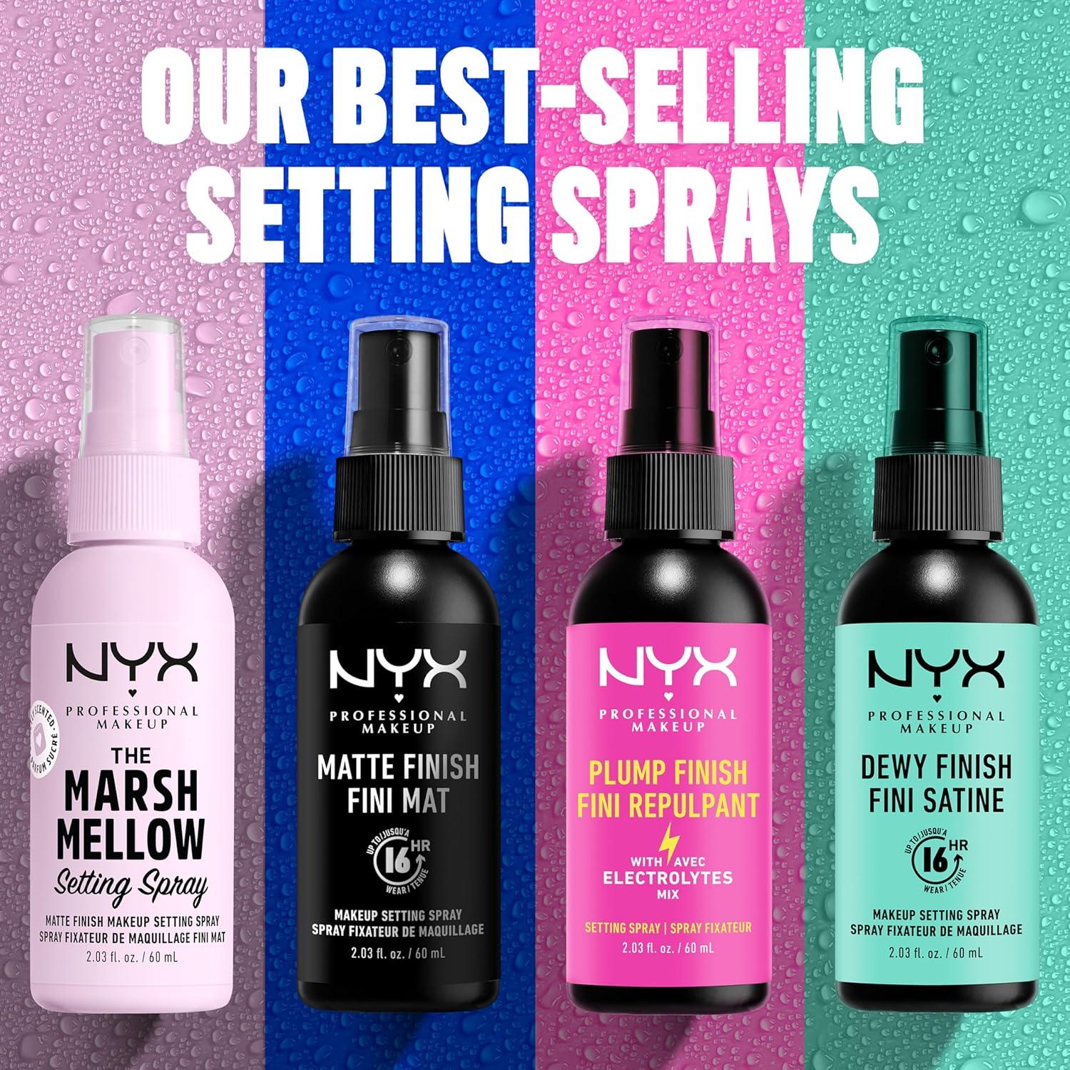 Spray Fijador de Maquillaje NYX 60 ml - Acabado Mate, Larga Duración