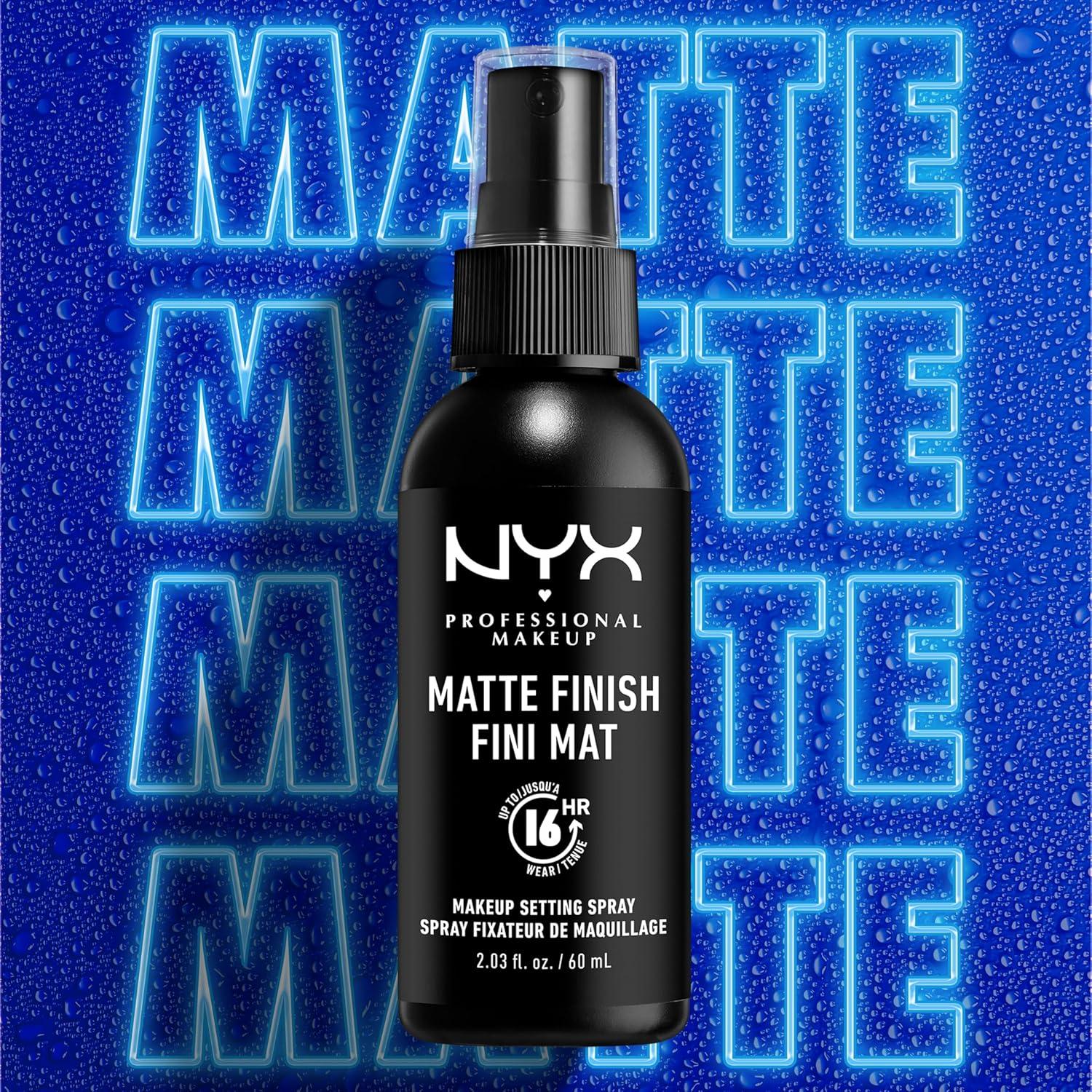 Spray Fijador de Maquillaje NYX 60 ml - Acabado Mate, Larga Duración