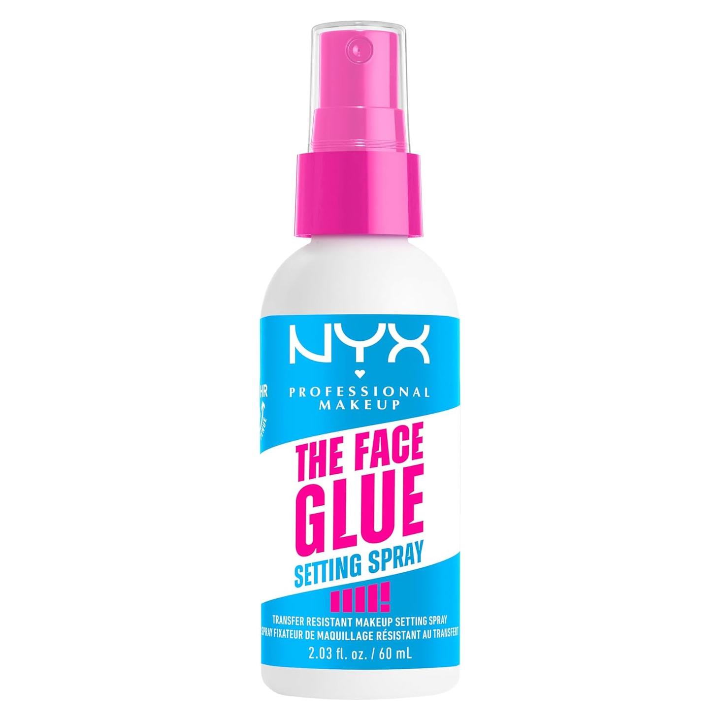 Spray Fijador de Maquillaje NYX The Face Glue 24H Impermeable