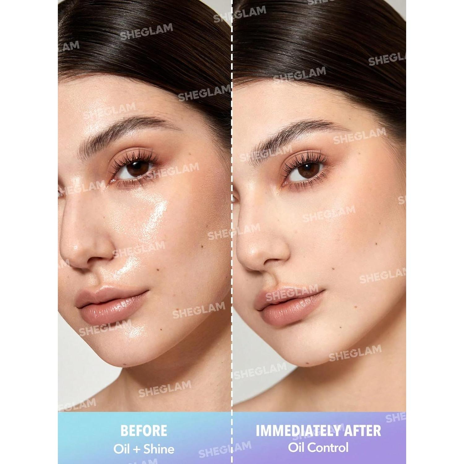 SHEGLAM Spray Fijador de Maquillaje Matificante 99g Púrpura