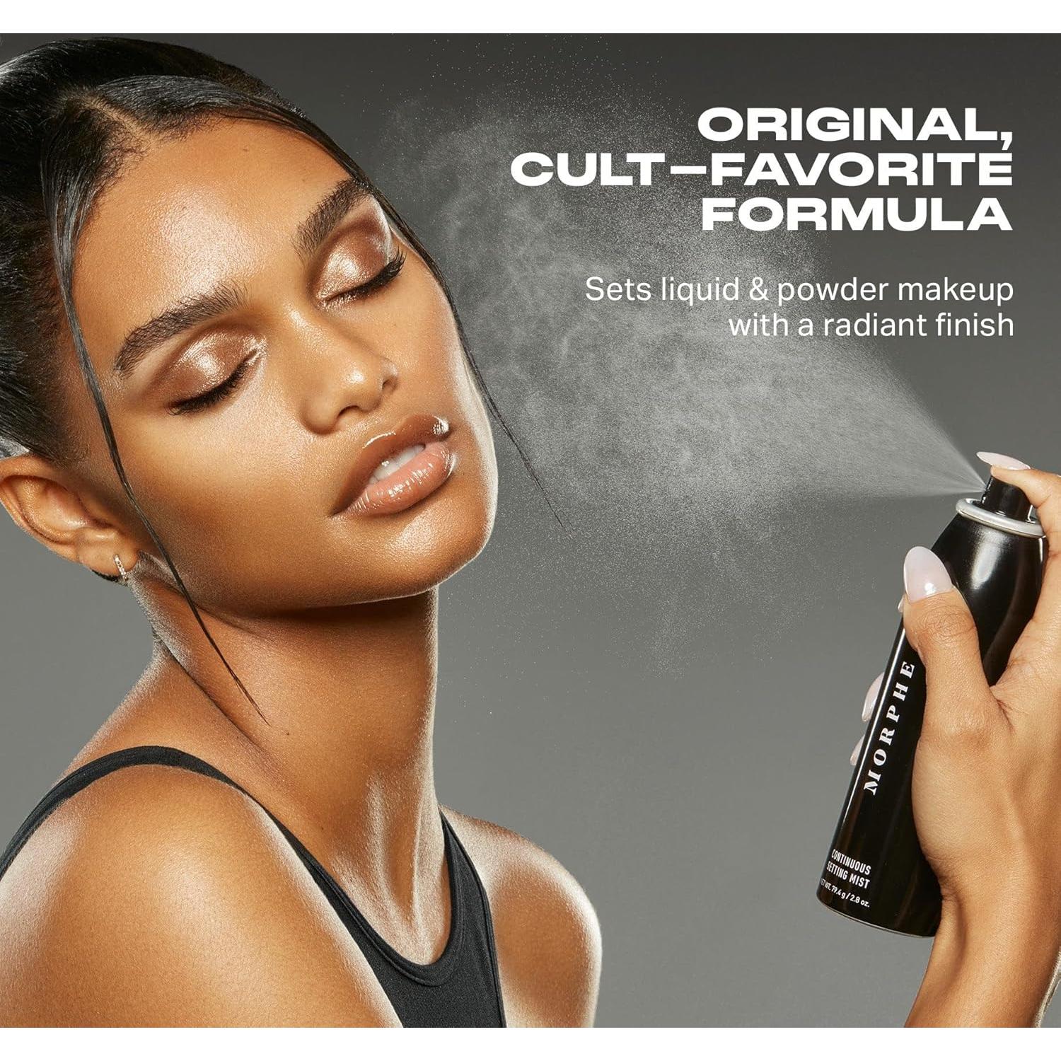 Spray Fijador de Maquillaje Morphe 82.9 ml - Acabado Radiante
