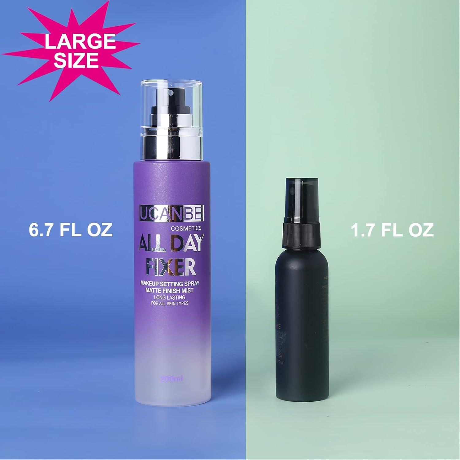 Spray Fijador de Maquillaje UCANBE 200 ml Acabado Mate