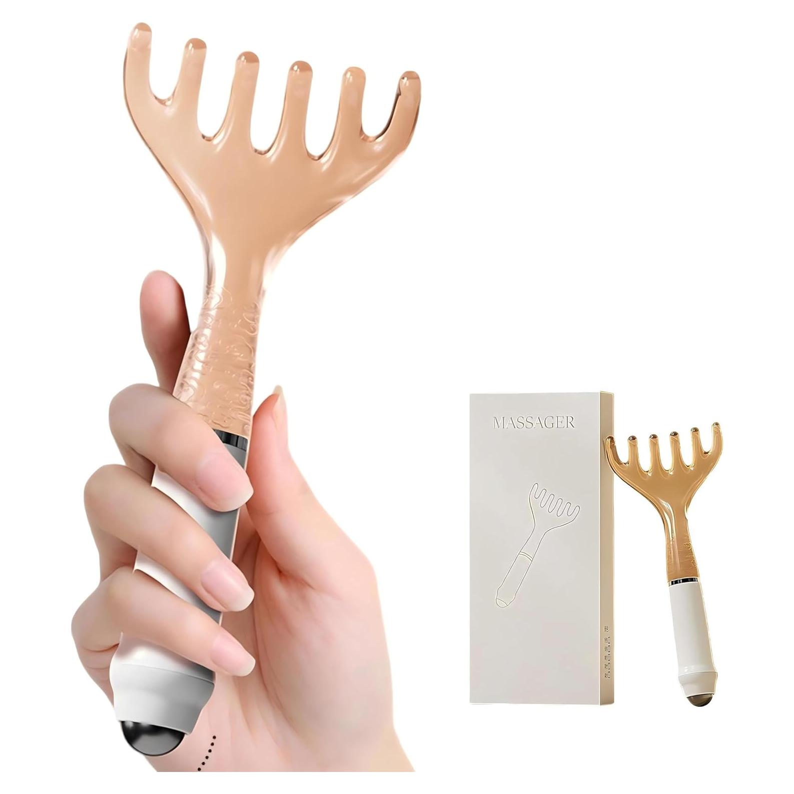 Peine de Masaje KINTEGOOD con Bolas Magnéticas Doble Cabeza