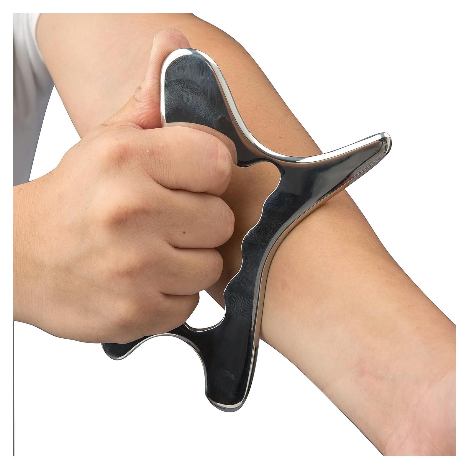 Herramientas de Gua Sha Acero Inoxidable Mikako para Masaje