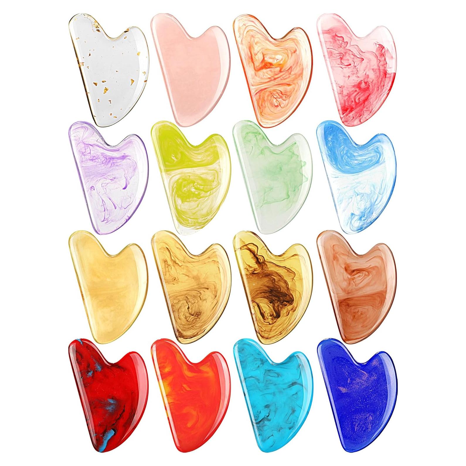 Set de 16 Herramientas Gua Sha Faciales Sherr - Masaje y Relajación