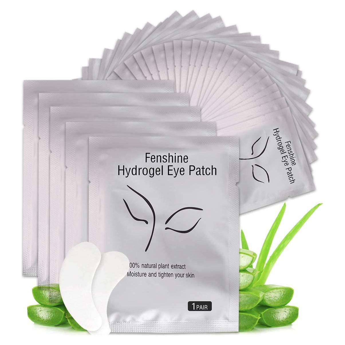 Parches de Hidrogel Fenshine 200 Pares para Extensiones de Pestañas