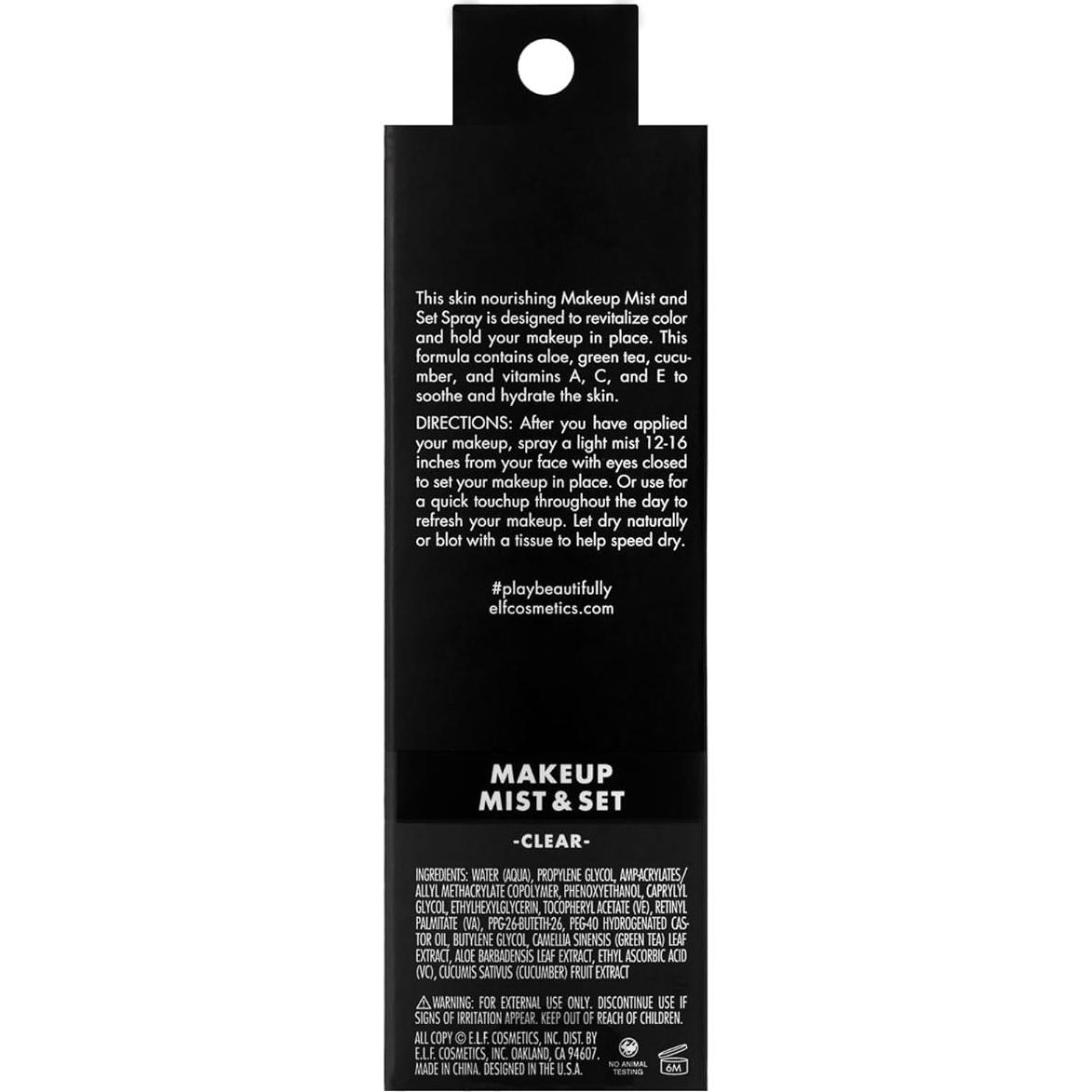 Spray de Maquillaje e.l.f. 59.8 ml - Fijación Larga Duración