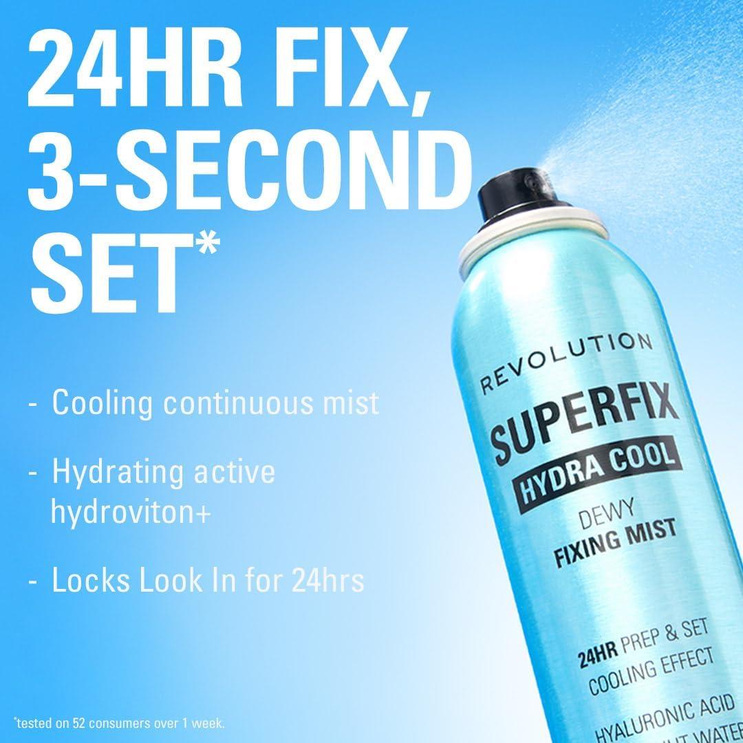 Spray Fijador de Maquillaje Revolution Superfix Hydra Cool 150 g
