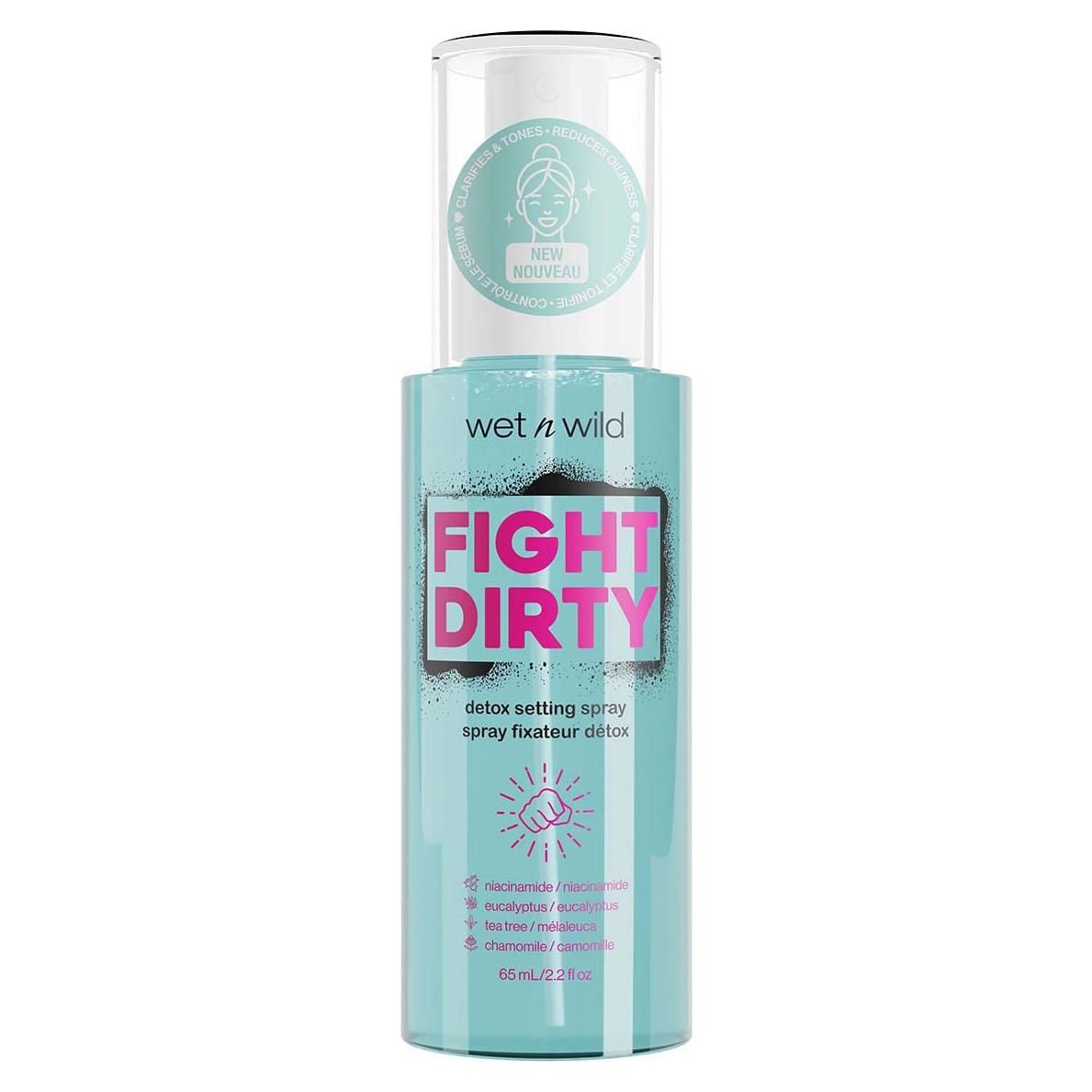 Spray Fijador Detox Wet n Wild 65 ml - Antioxidante y Vegano