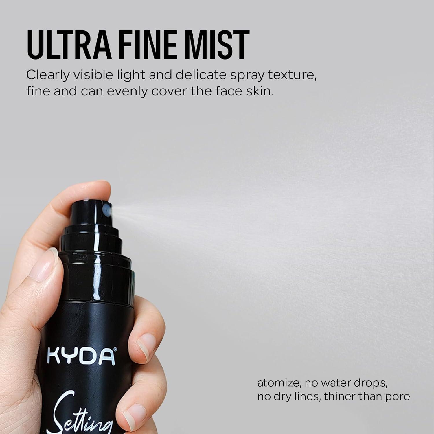 Spray Fijador de Maquillaje KYDA 100 ml - Ultra Fino y Ligero