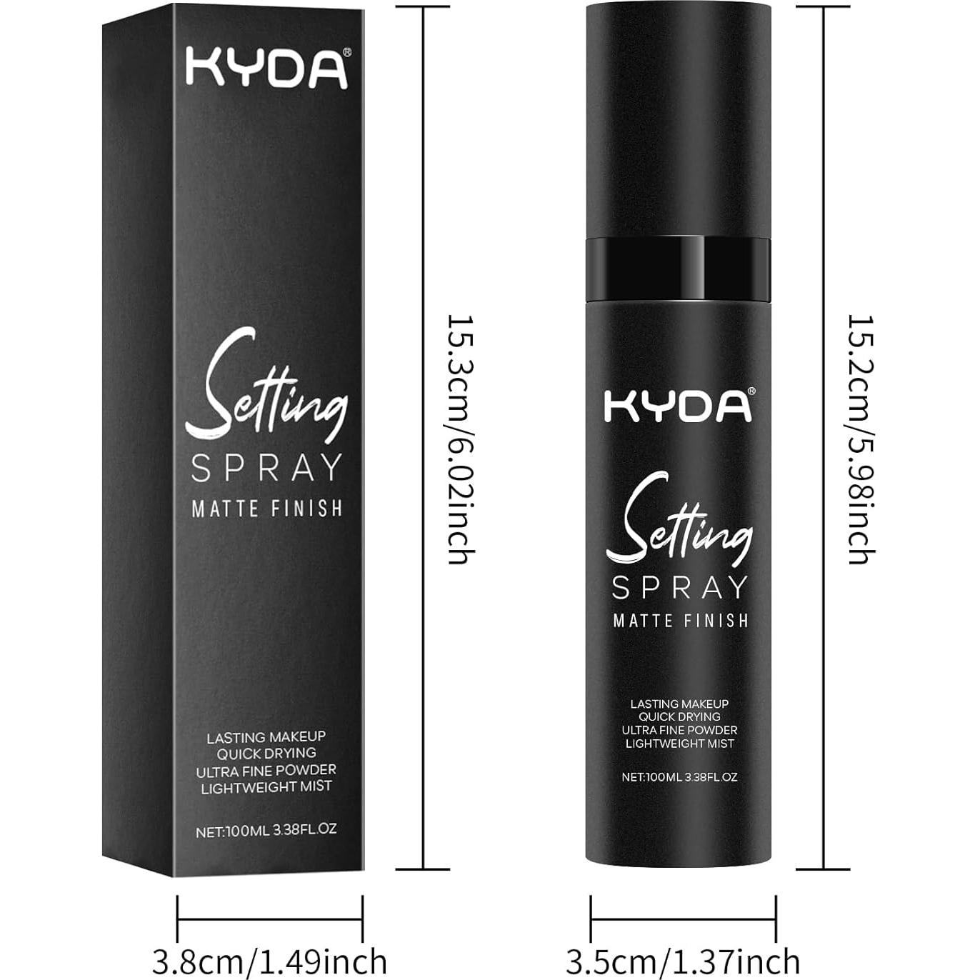 Spray Fijador de Maquillaje KYDA 100 ml - Ultra Fino y Ligero