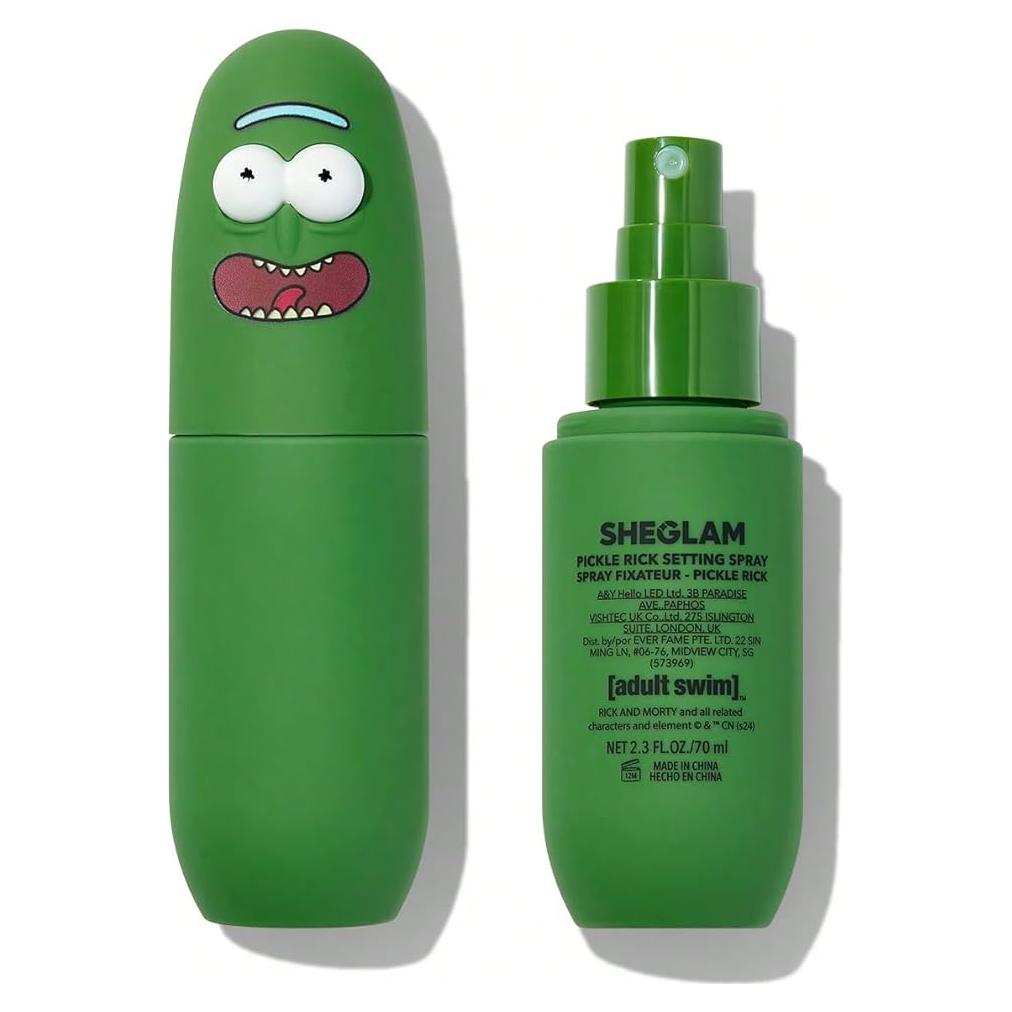Spray Fijador Facial SHEGLAM Pickle Rick 132g Larga Duración