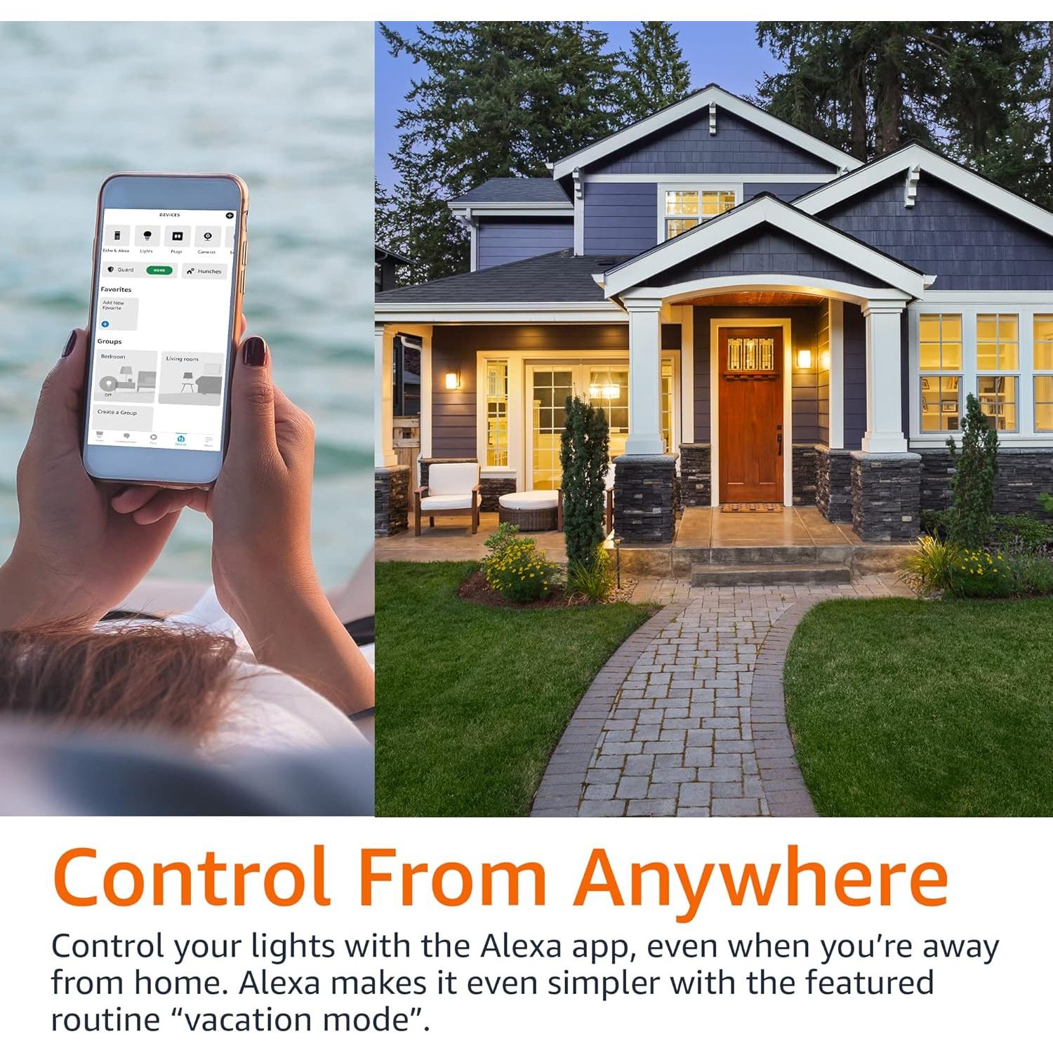 Bombilla LED Inteligente BR30 Amazon Basics 9W Regulable 800LM