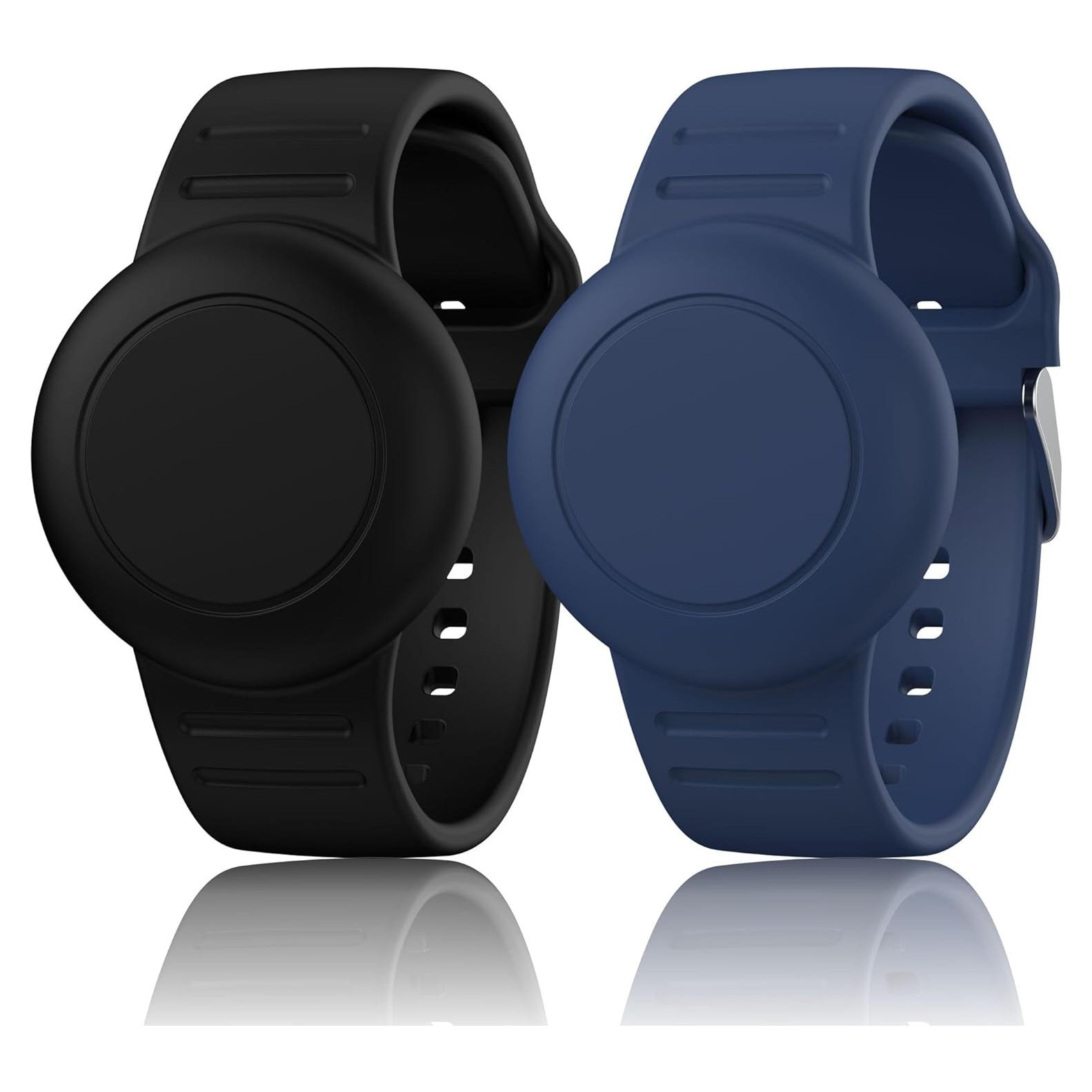 Paquete de 2 pulseras AirTag Vancle para niños impermeables