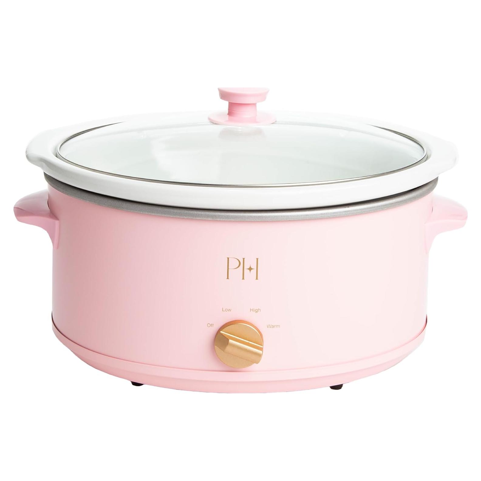 Olla de Cocción Lenta Paris Hilton 6 Cuartos Rosa Cerámica