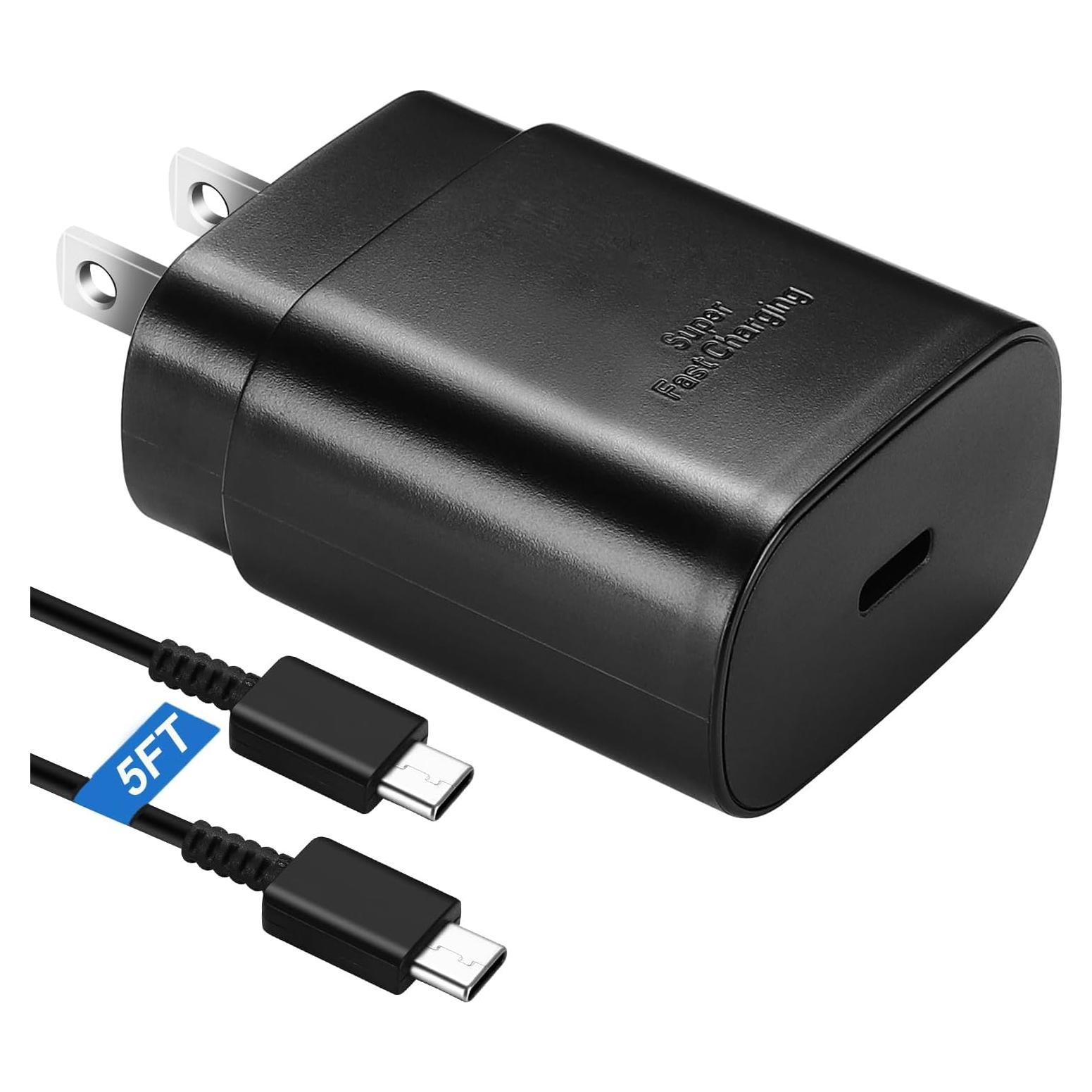 Cargador Rápido Tipo C DiHines 25W con Cable 5FT USB-C