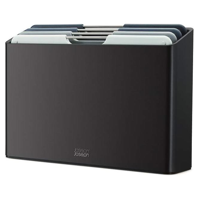 Conjunto de 4 Tablas de Cortar Joseph Joseph con Estuche Grafito