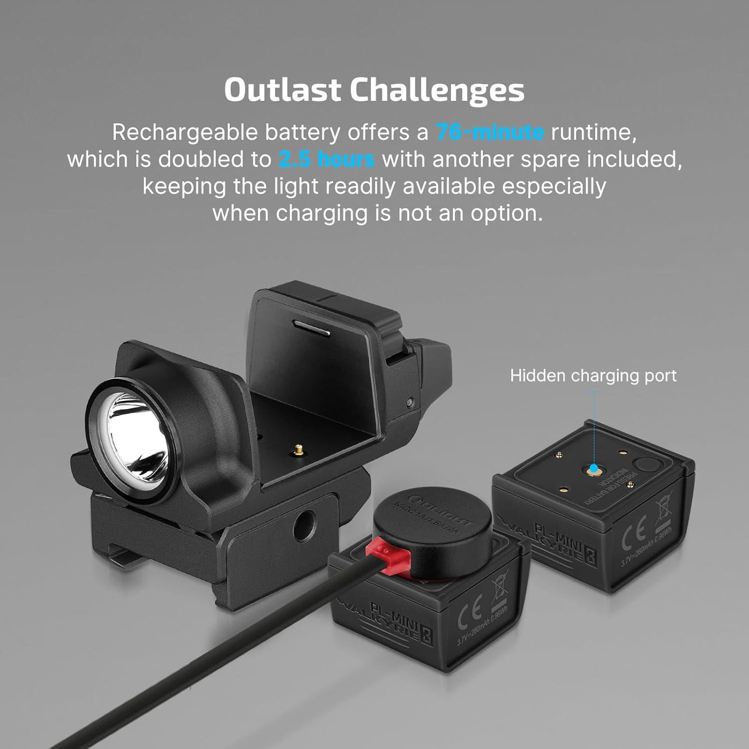 Linterna Táctica OLIGHT PL-Mini 3 600 Lúmenes Negra