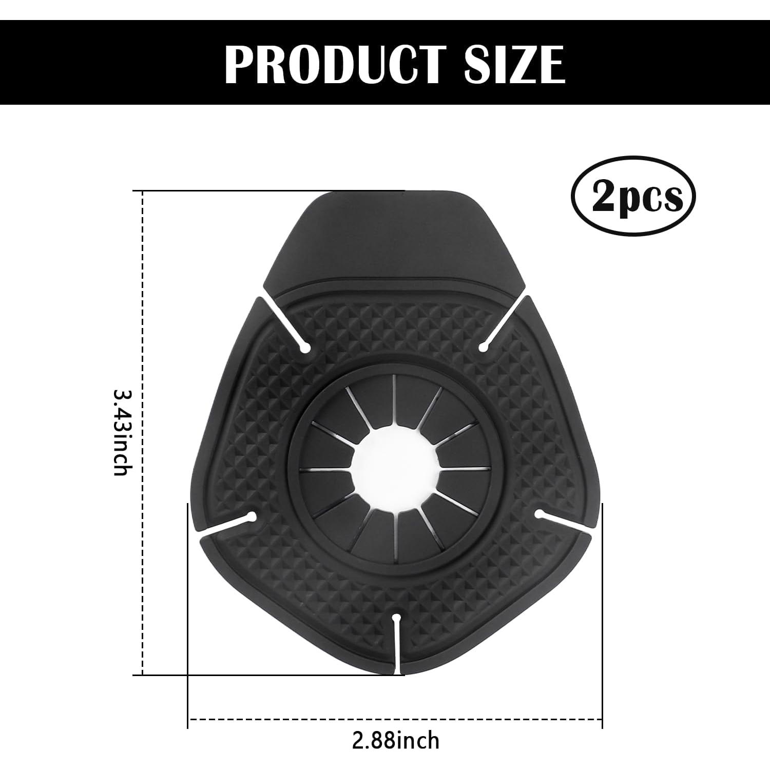 Cubierta de Polvo para Limpiaparabrisas Carleef 2PCS Negra