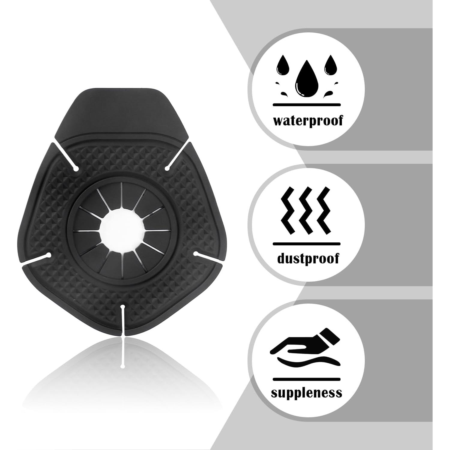 Cubierta de Polvo para Limpiaparabrisas Carleef 2PCS Negra