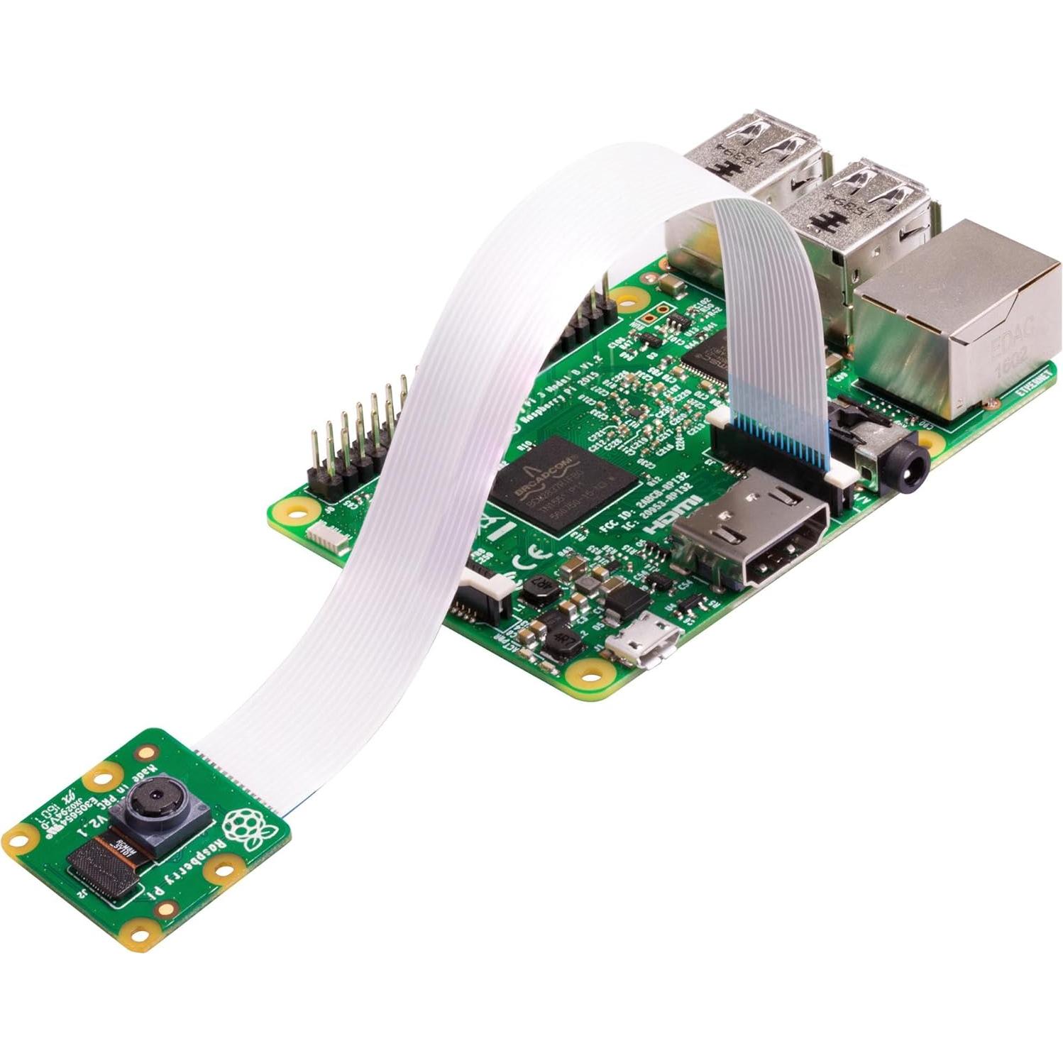 Kit de Inicio Raspberry Pi 4 B 8GB + Cámara V2 8MP - Blanco