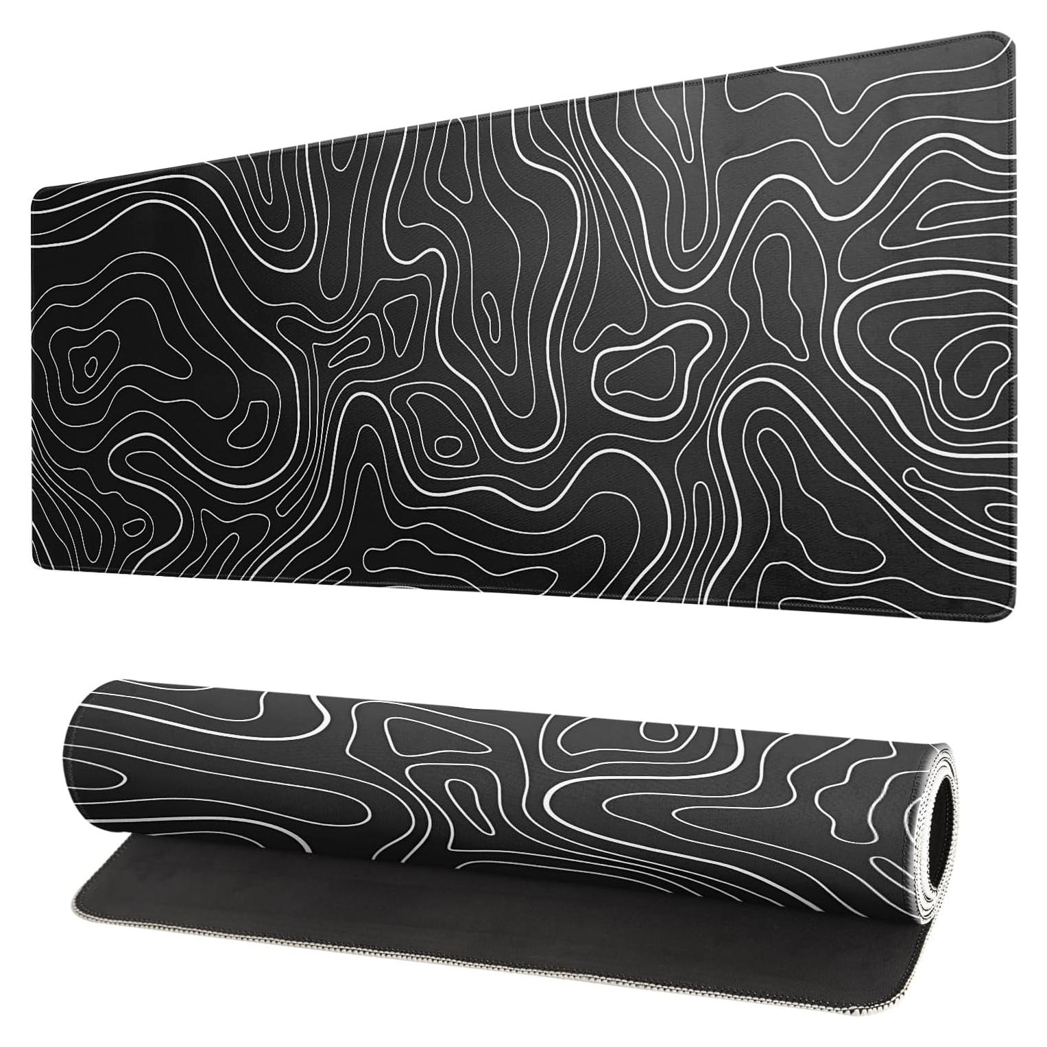 Alfombrilla de Ratón Brecoy XL Antideslizante 800x300mm Negra