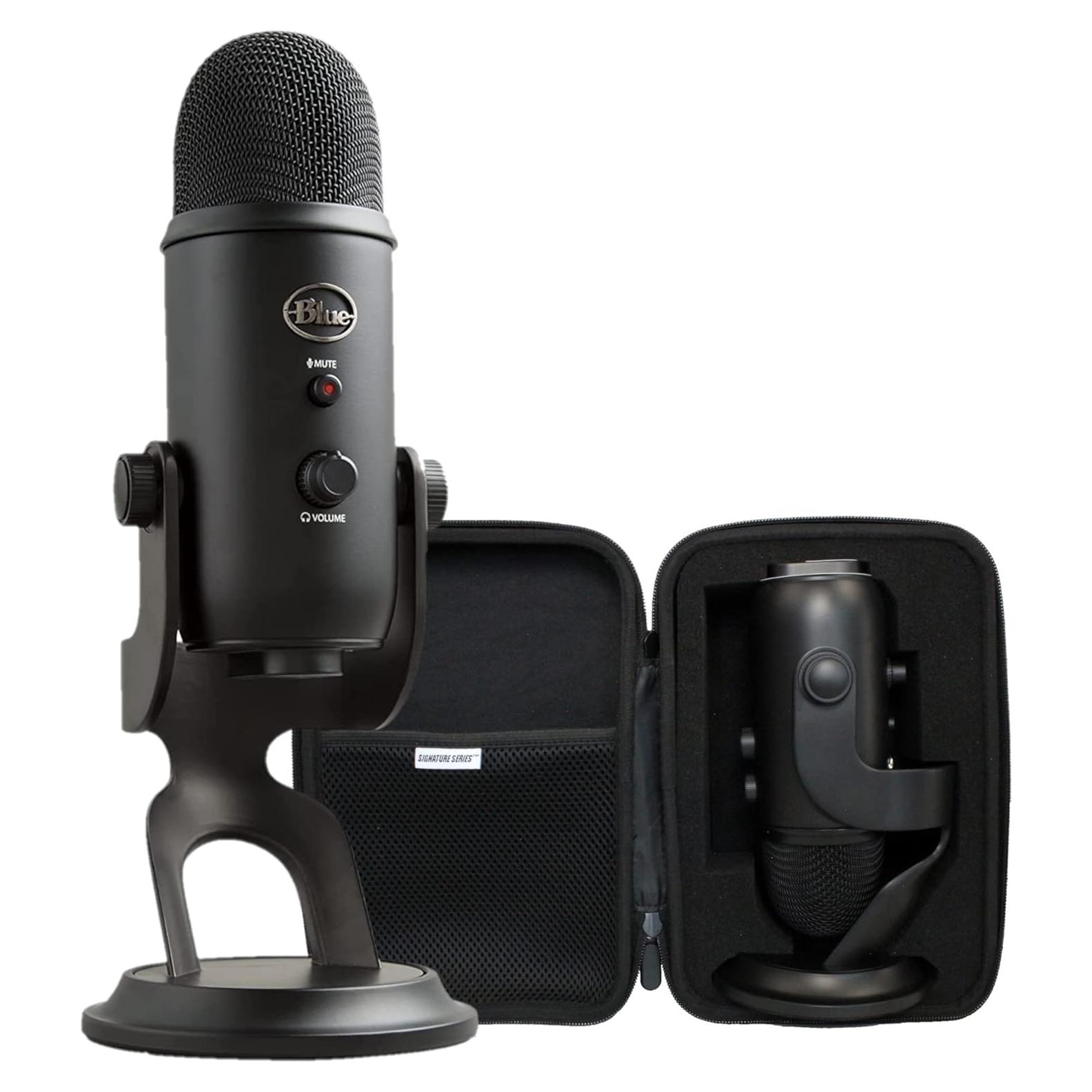 Micrófono USB Logitech Blue Yeti para PC y Streaming - Blackout