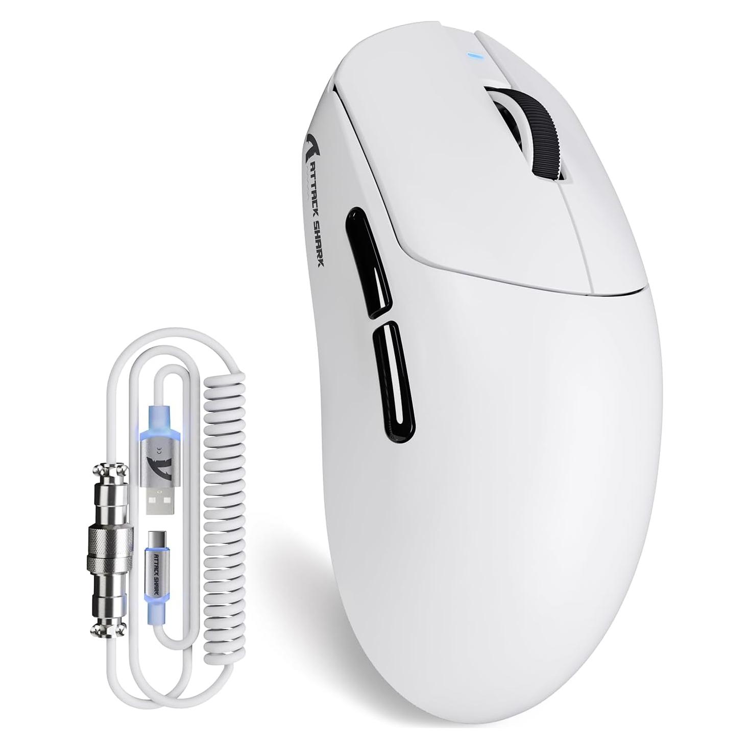 Ratón Gaming Inalámbrico ATTACK SHARK X8Plus 55g 40K DPI