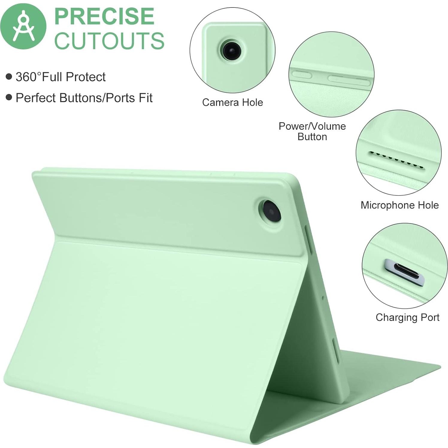 Funda de teclado TaIYanG para Galaxy Tab A8 10.5" 2022 con Bluetooth