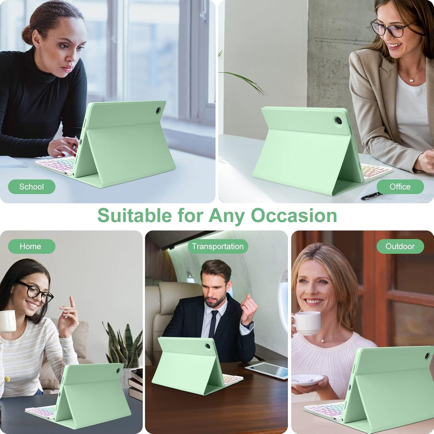 Funda de teclado TaIYanG para Galaxy Tab A8 10.5" 2022 con Bluetooth