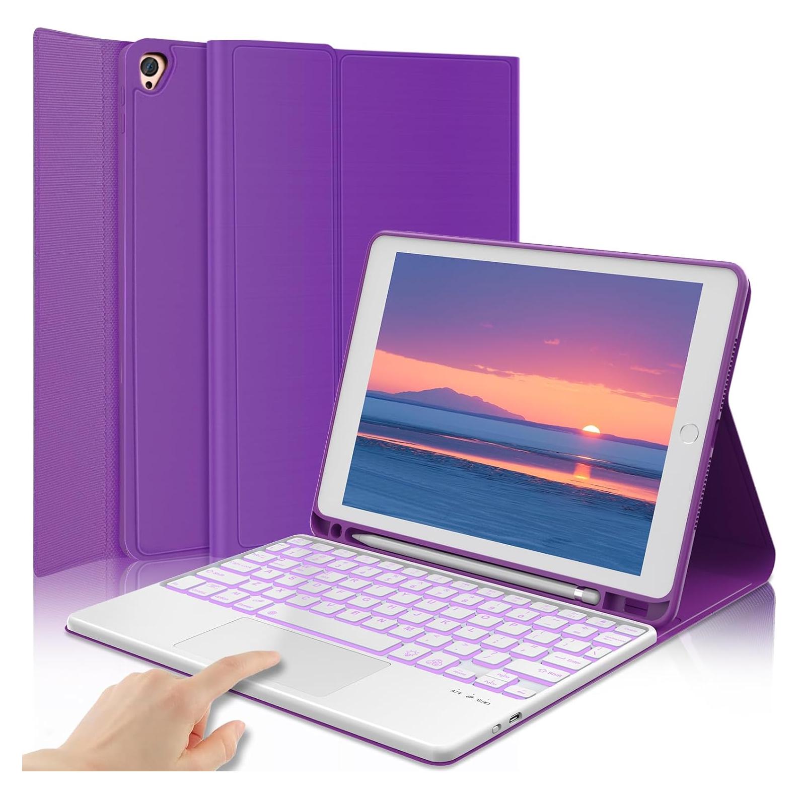 Funda Teclado Inalámbrico OYOSUOGG para iPad 10.2" 9na/8va/7ma Gen