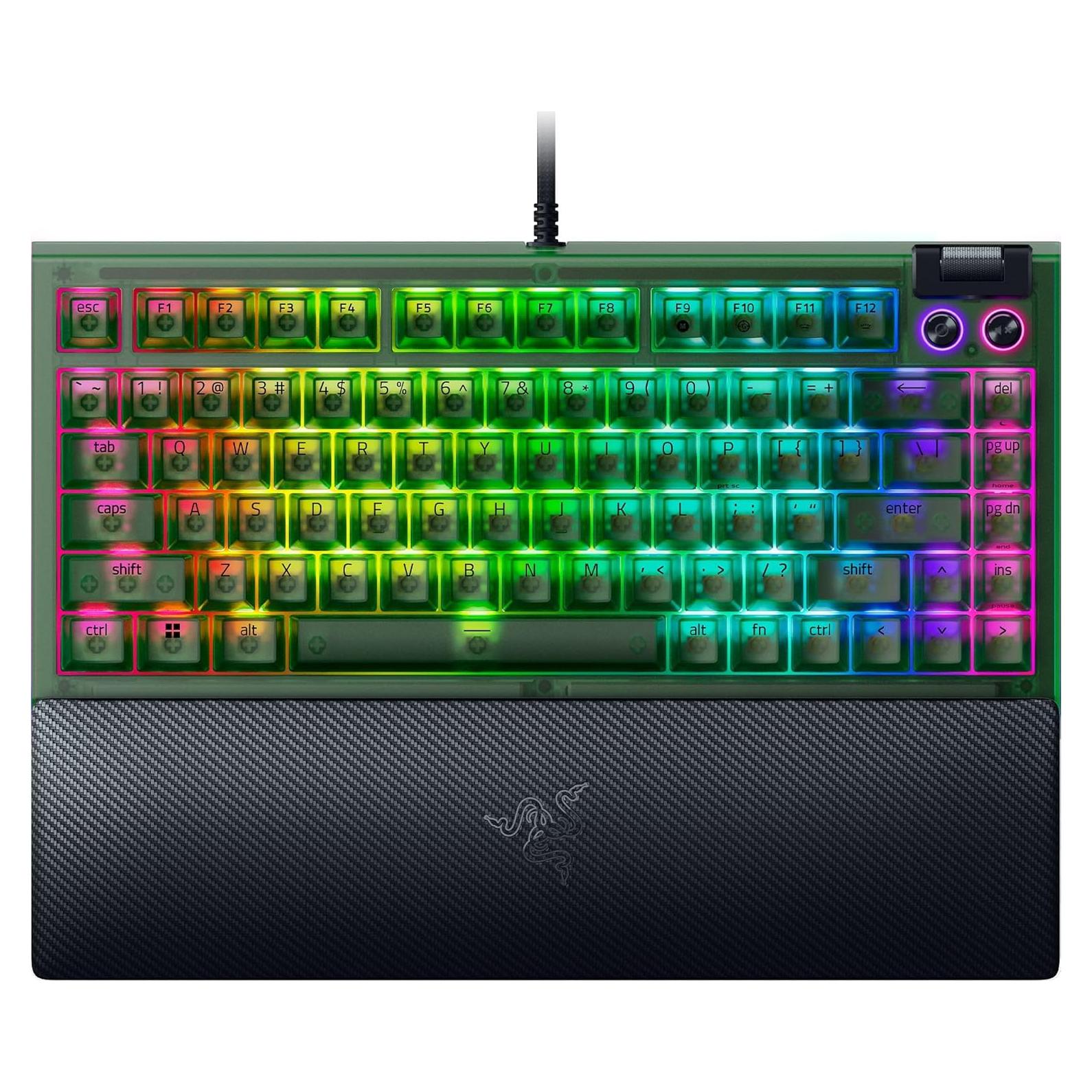 Teclado Mecánico Razer BlackWidow V4 75% RGB Compacto