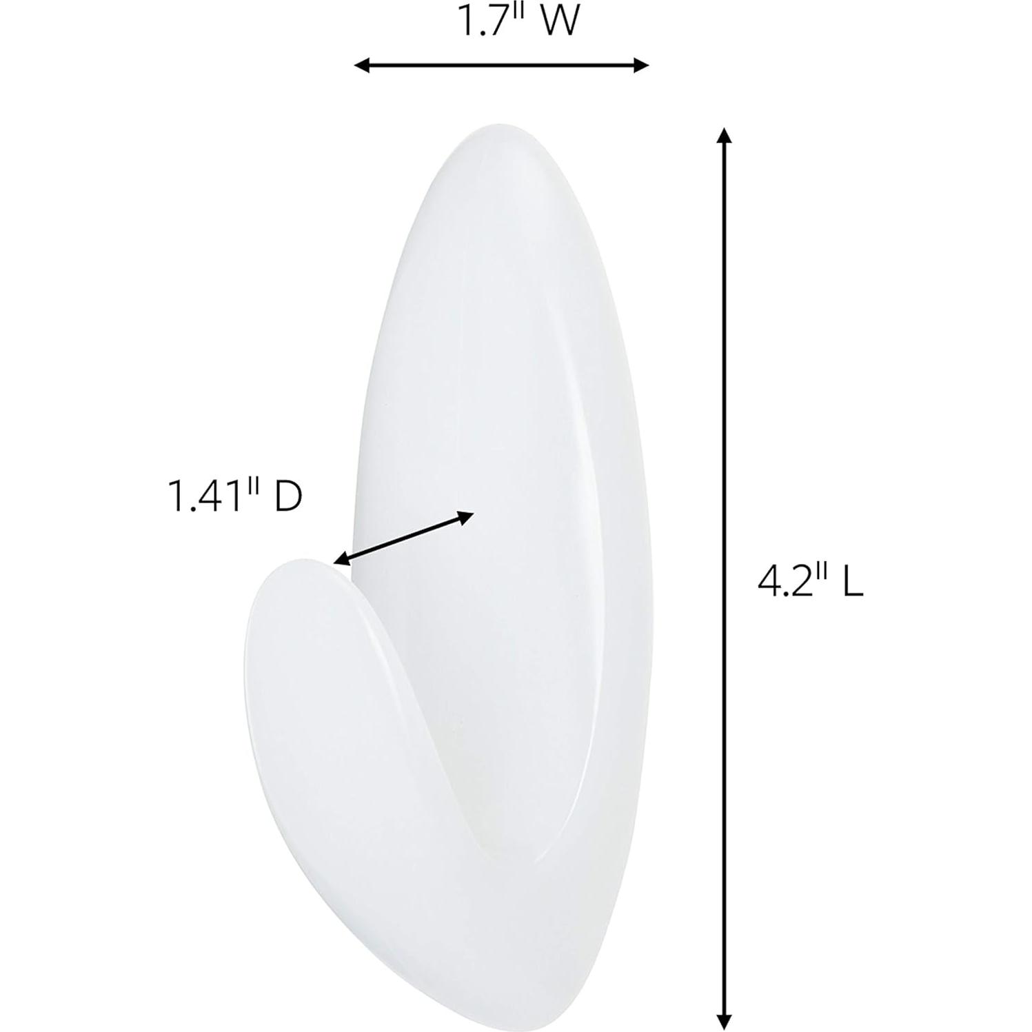 Gancho Grande para Toallas Command BATH17-ES, Soporta 2.27 kg