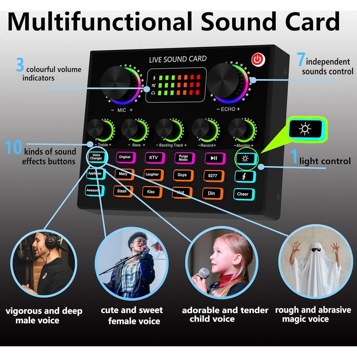 Paquete de Podcast para 2 Personas sktome V8MAX - Micrófonos y Mezclador