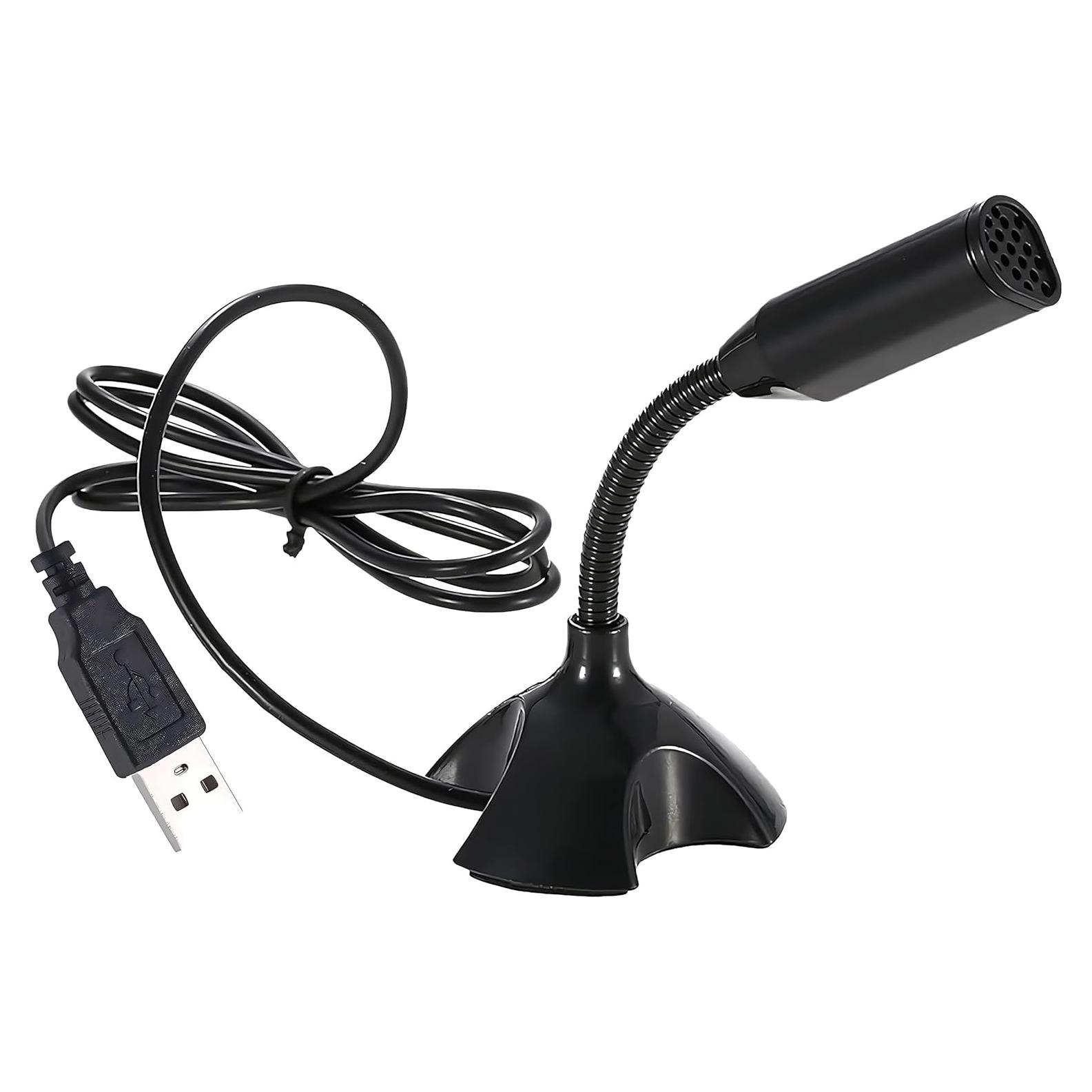 Micrófono USB Mini Blapsuro M-306 con Soporte Ajustable