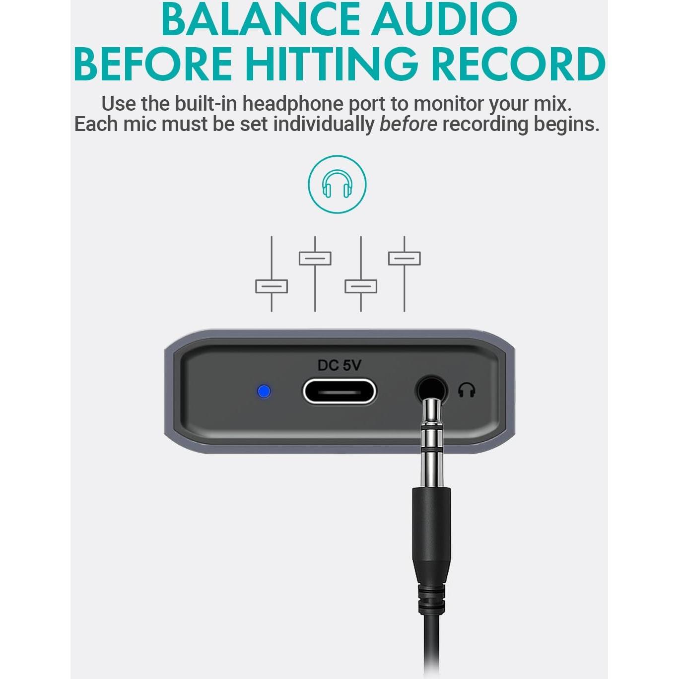 Kit de Podcasting Movo UMX-1 con 2 Micrófonos UM700 USB